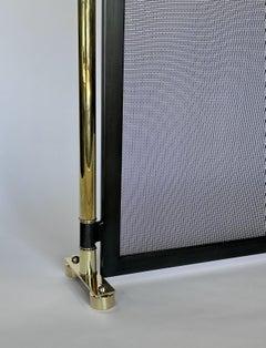 Hernan Brass & Iron Fire Screen by Betzinger Designs