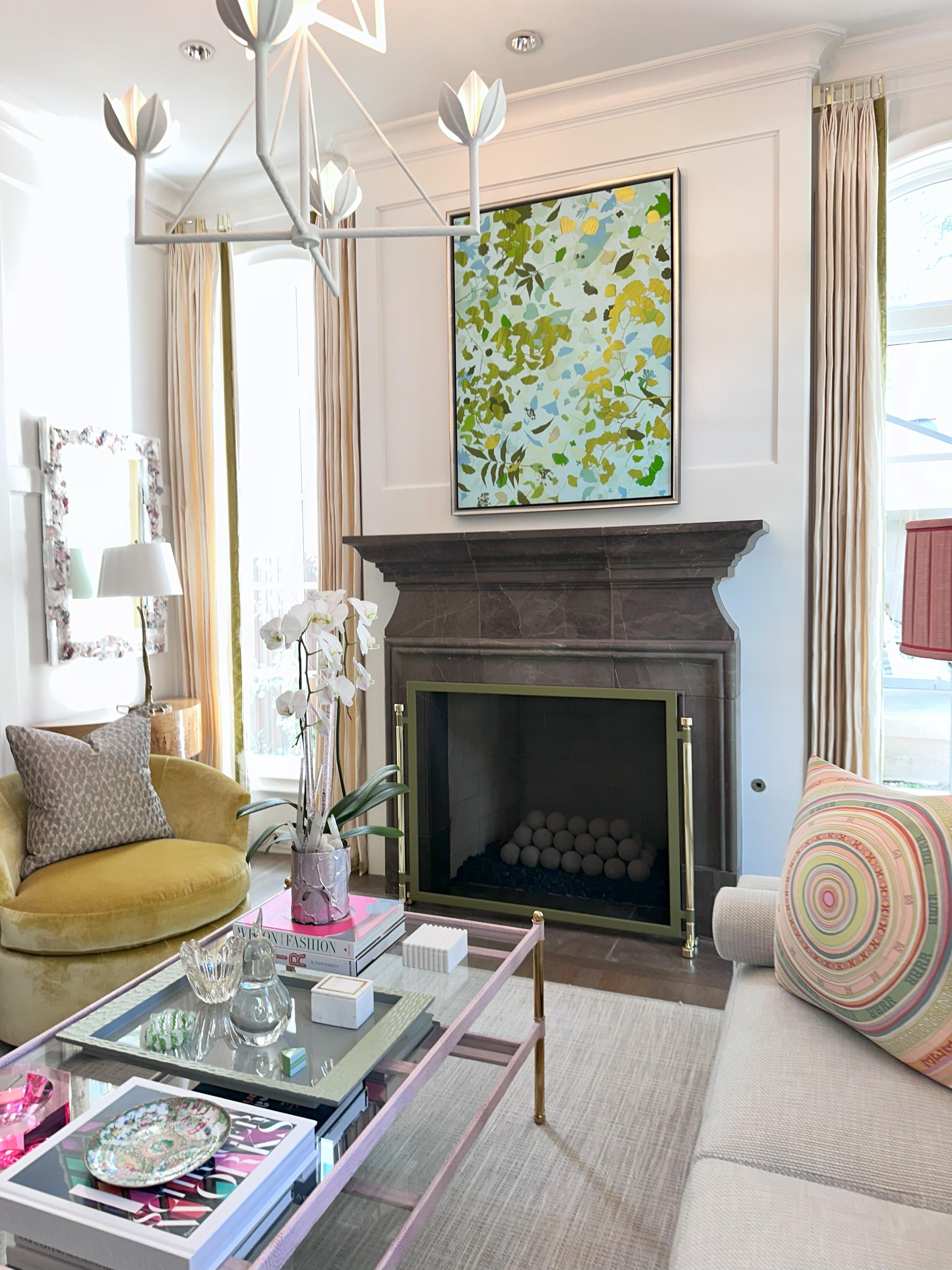 Hernan Brass & Iron Fire Screen by Betzinger Designs In New Condition For Sale In Euless, TX