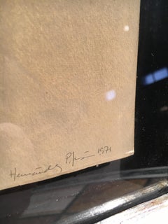 Hernndez Pijoan Sans titre, signé et daté de 1971
