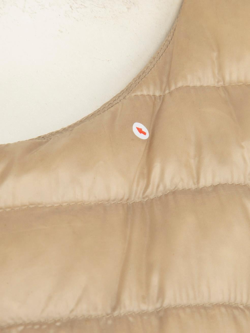 Chaleco acolchado sin mangas Herno Beige Talla XL en venta 6