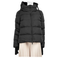 Herno Black Puffer Down Hooded Jacket Size XXL