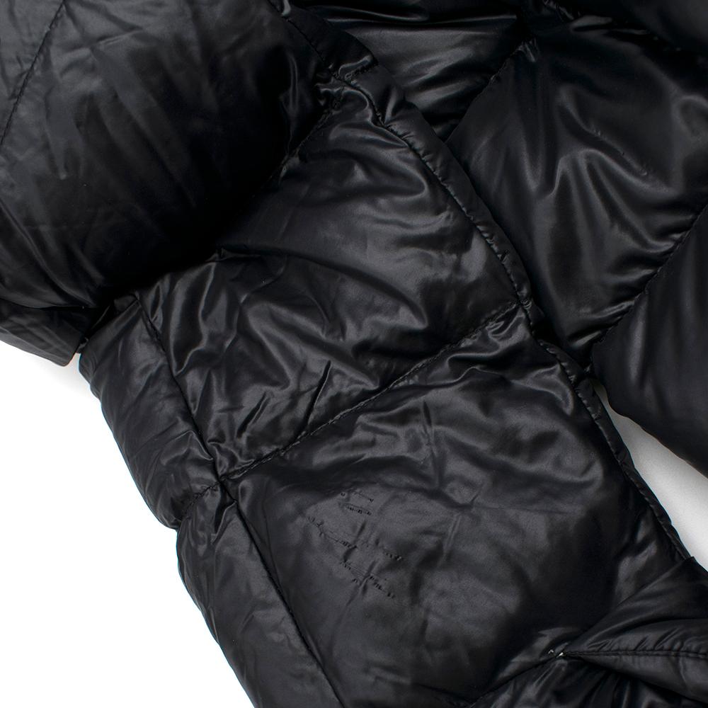 Herno Black Quilted Goose Down Puffer Jacket SIZE XS 6