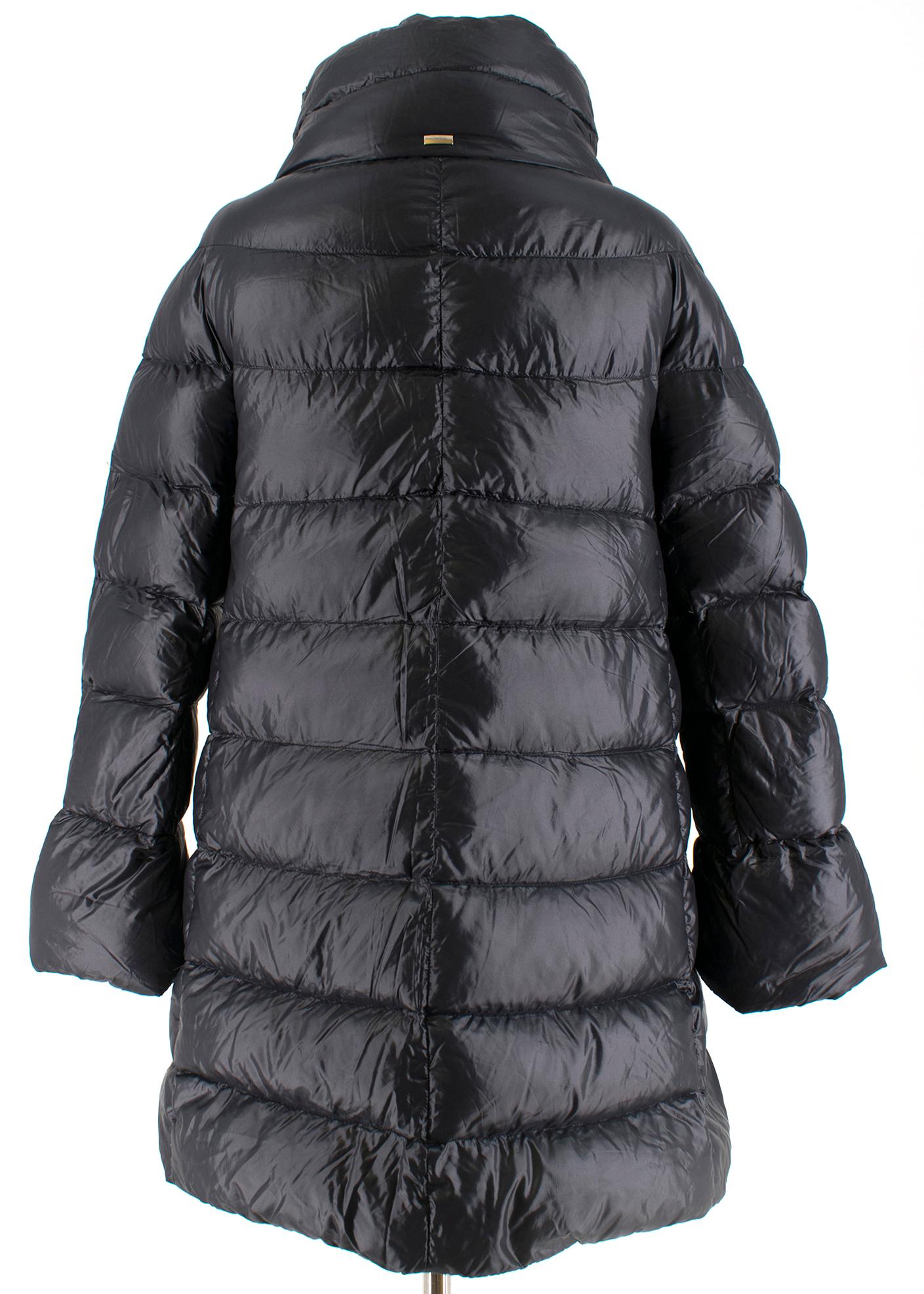 Women's or Men's Herno Black Quilted Goose Down Puffer Jacket SIZE XS