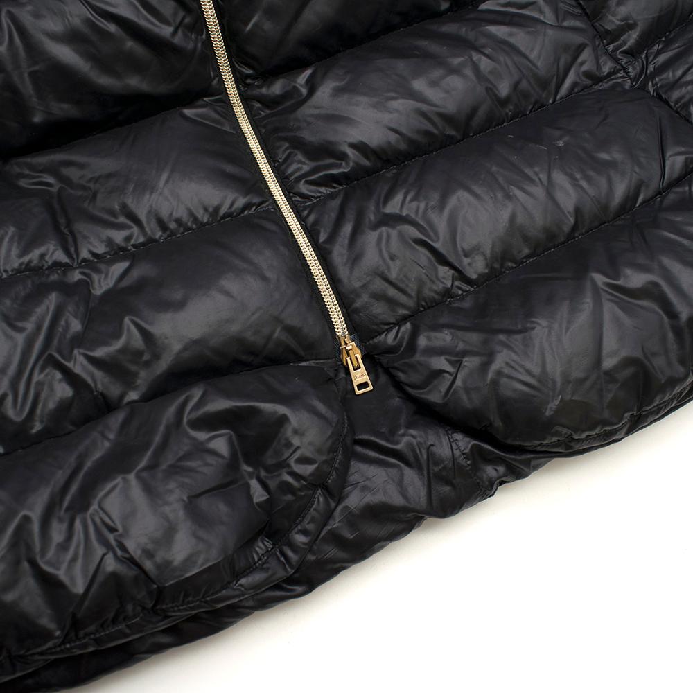 Herno Black Quilted Goose Down Puffer Jacket SIZE XS 5