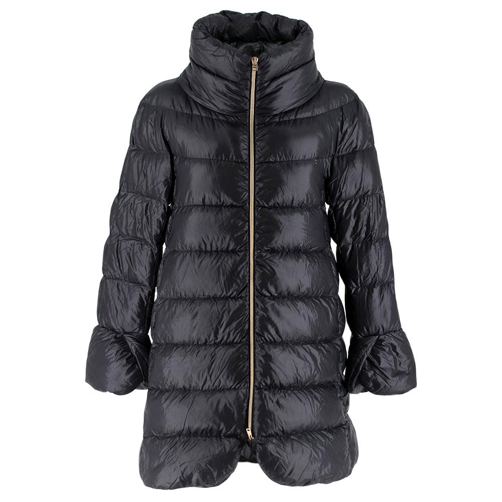 Herno Black Quilted Goose Down Puffer Jacket SIZE XS