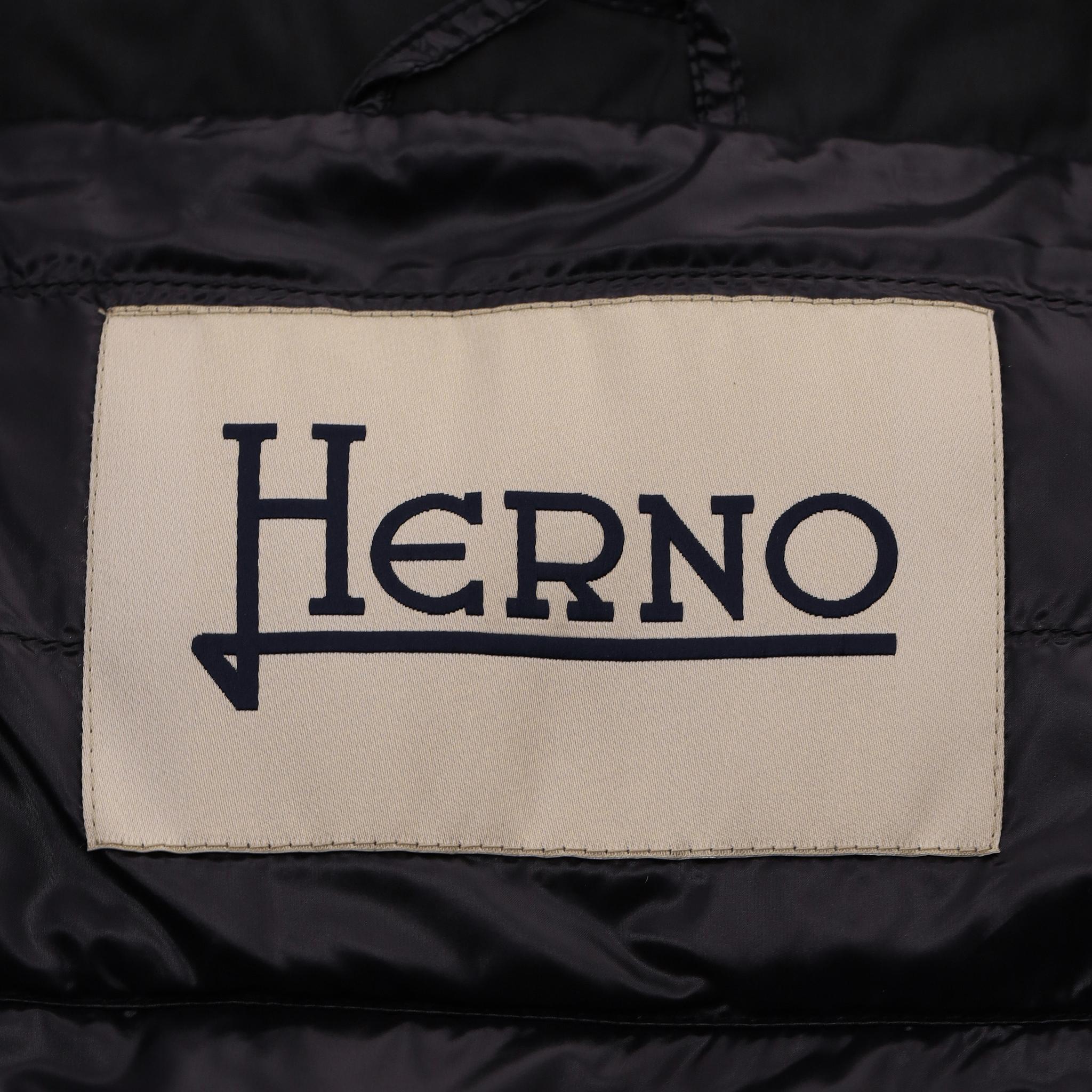 Chaqueta con capucha acolchada de plumón Herno en venta 3