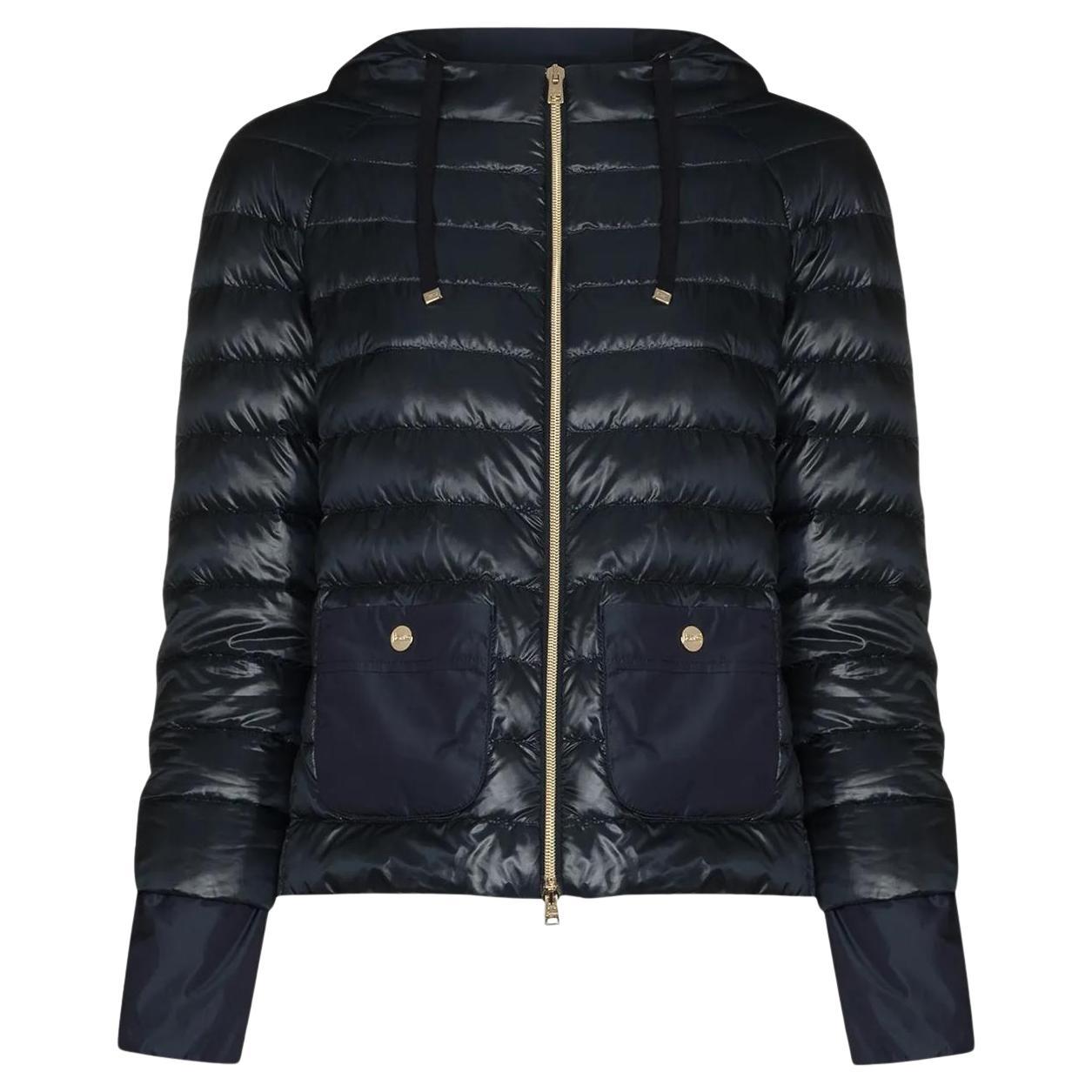 Chaqueta con capucha acolchada de plumón Herno