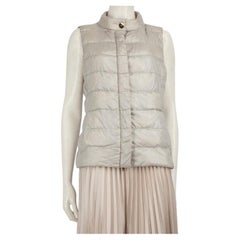 Herno Grey Down Filled Gilet Size L