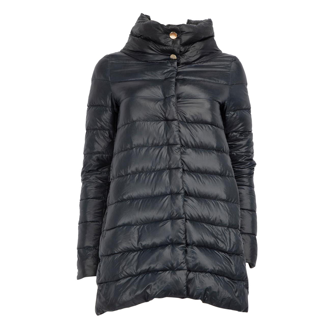 Herno Navy Down Filled Puffer Coat Size XS
