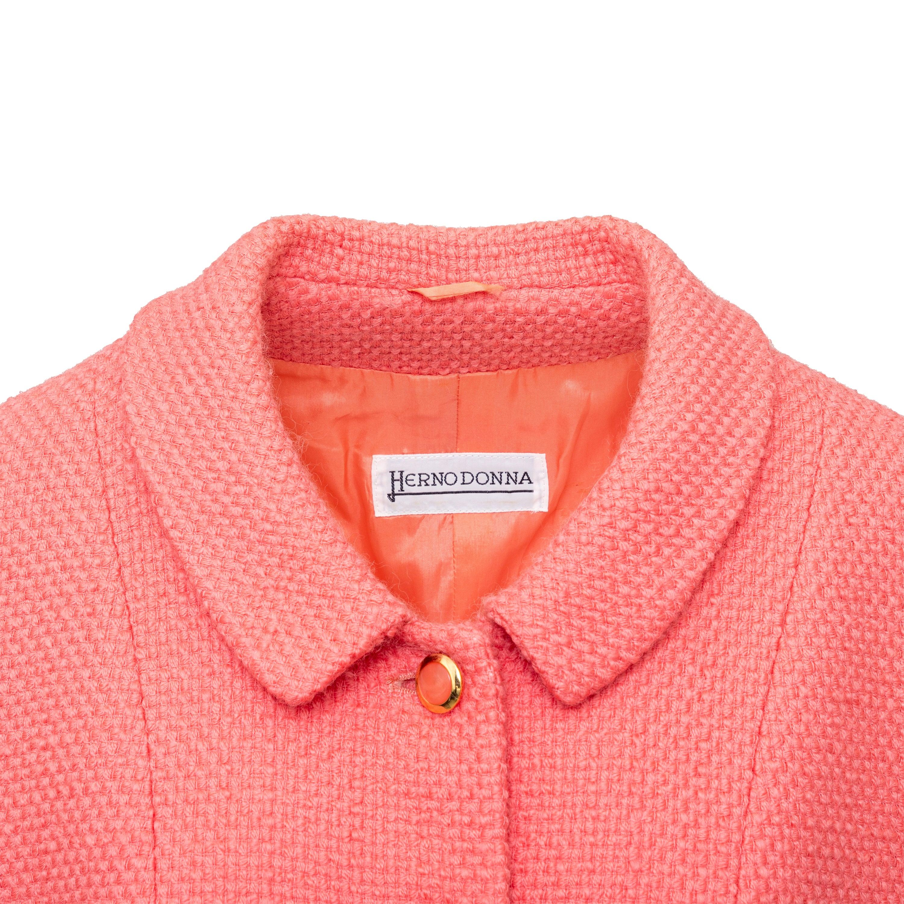 Women's Herno Pink Wool Jacket - '90s For Sale