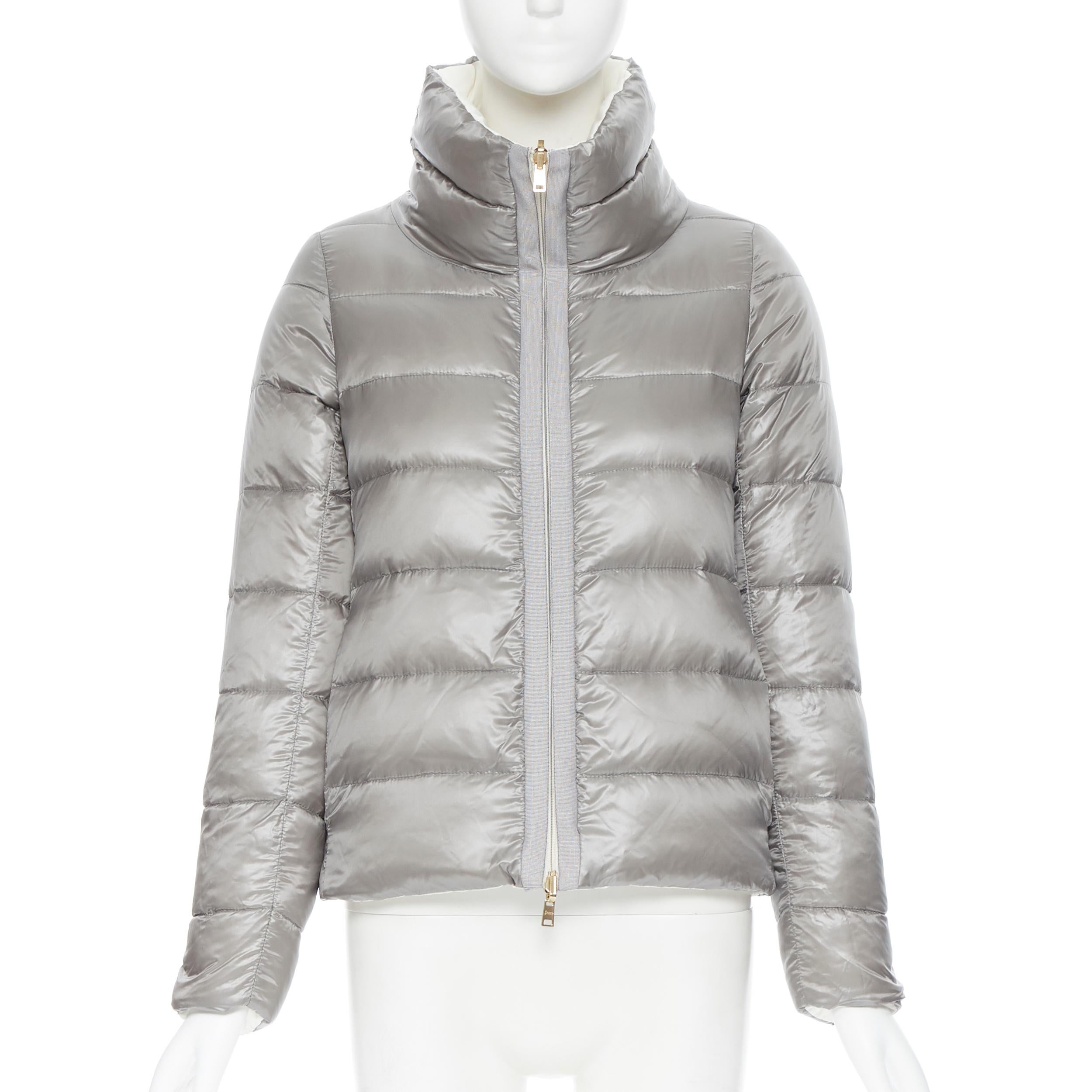 white goose down jacket