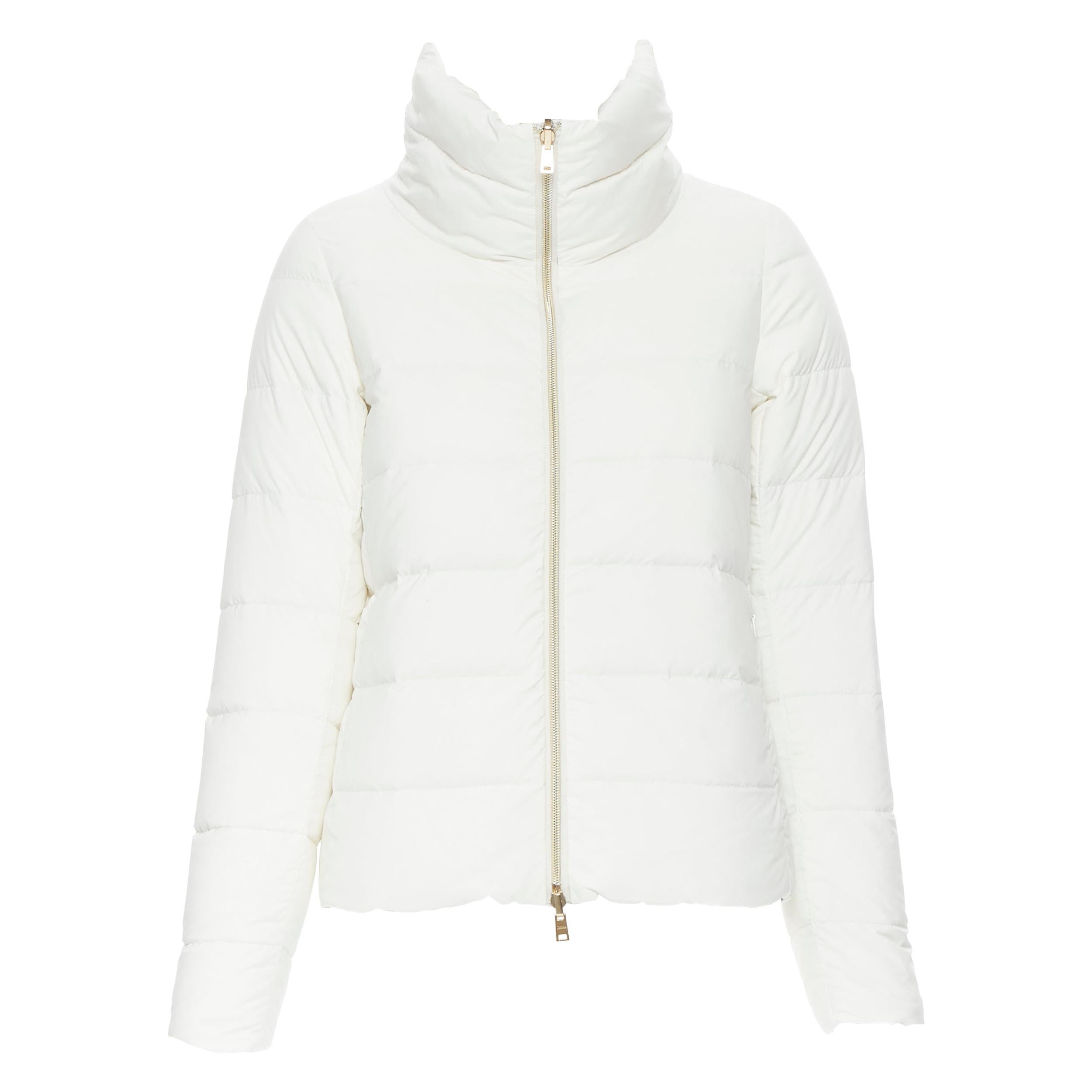 white goose down jacket