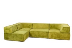 Hero and Odermatt for Cor. Modular velvet sofa. 1970s.