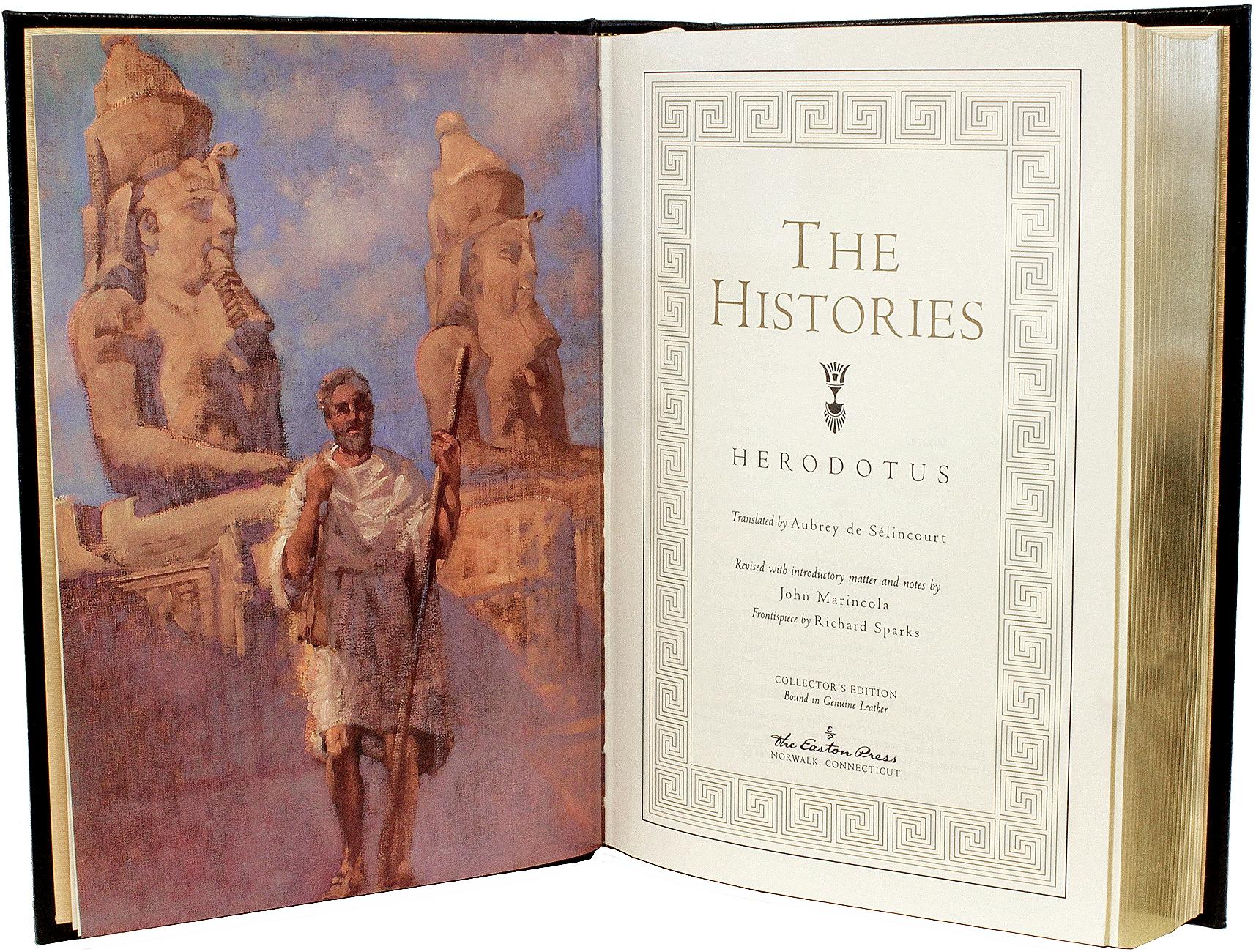 HERODOTUS. The Histories. Easton Press. COLLECTORS EDITION. 2000 In Excellent Condition In Hillsborough, NJ