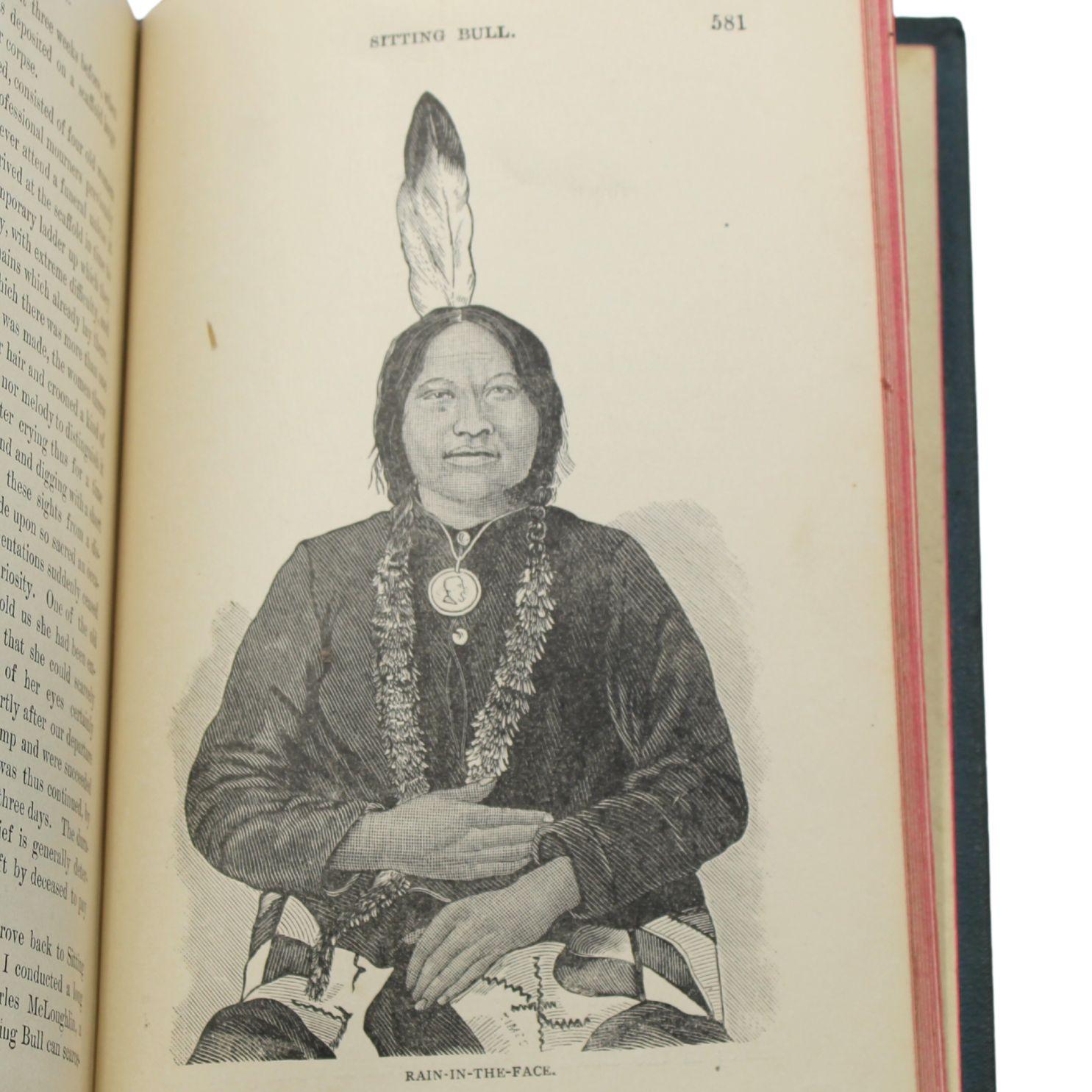 Tessuto Heroes of the Plains by J. W. Buel, Illustrated, circa 1880s in vendita