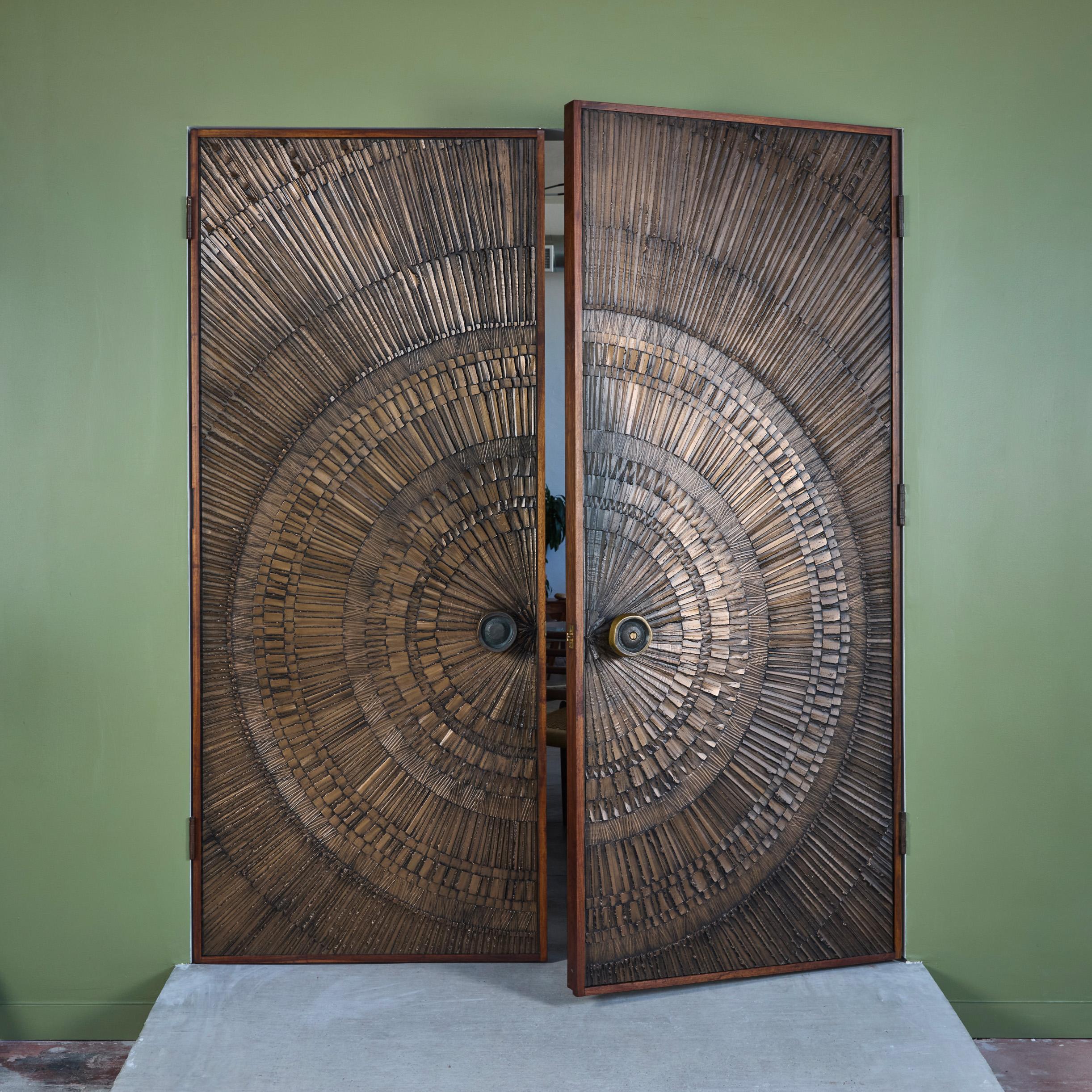 Mid-Century moderno Porte in bronzo 