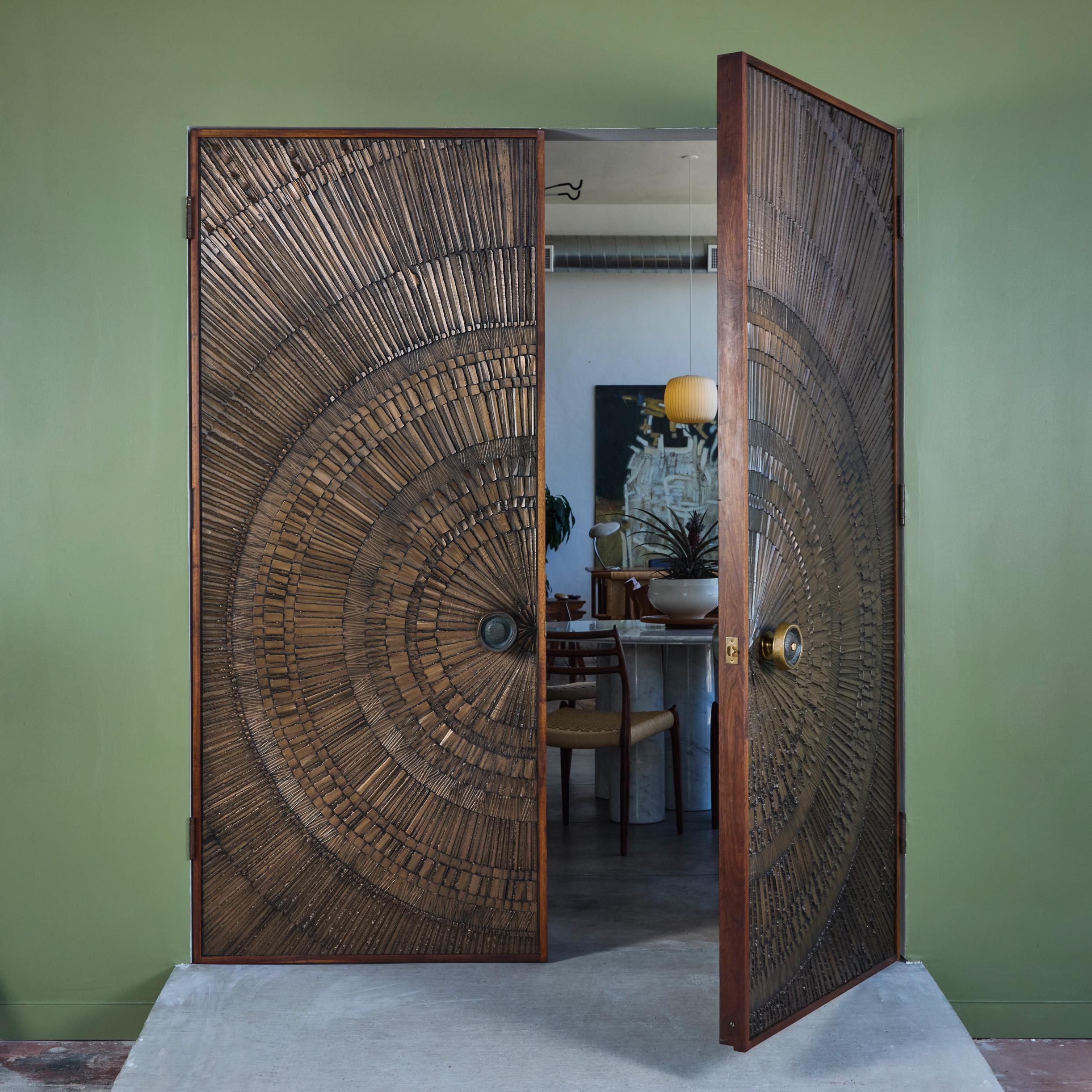 Americano Porte in bronzo 