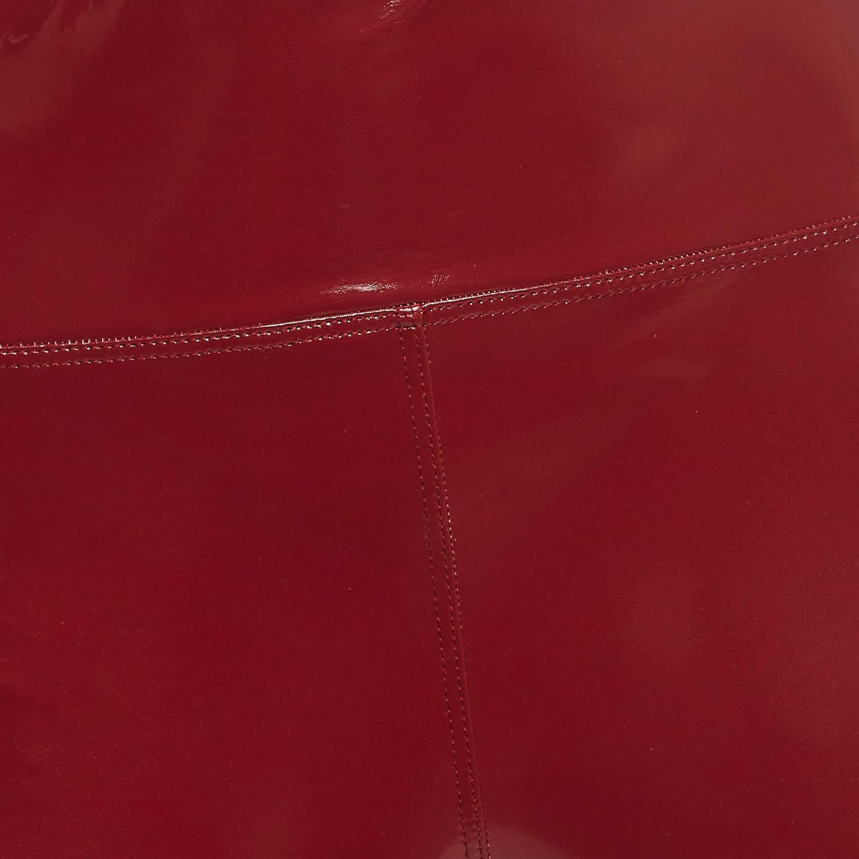 Rosso Heroine Sport Leggings L in ecopelle rossa L.L.A. in vendita