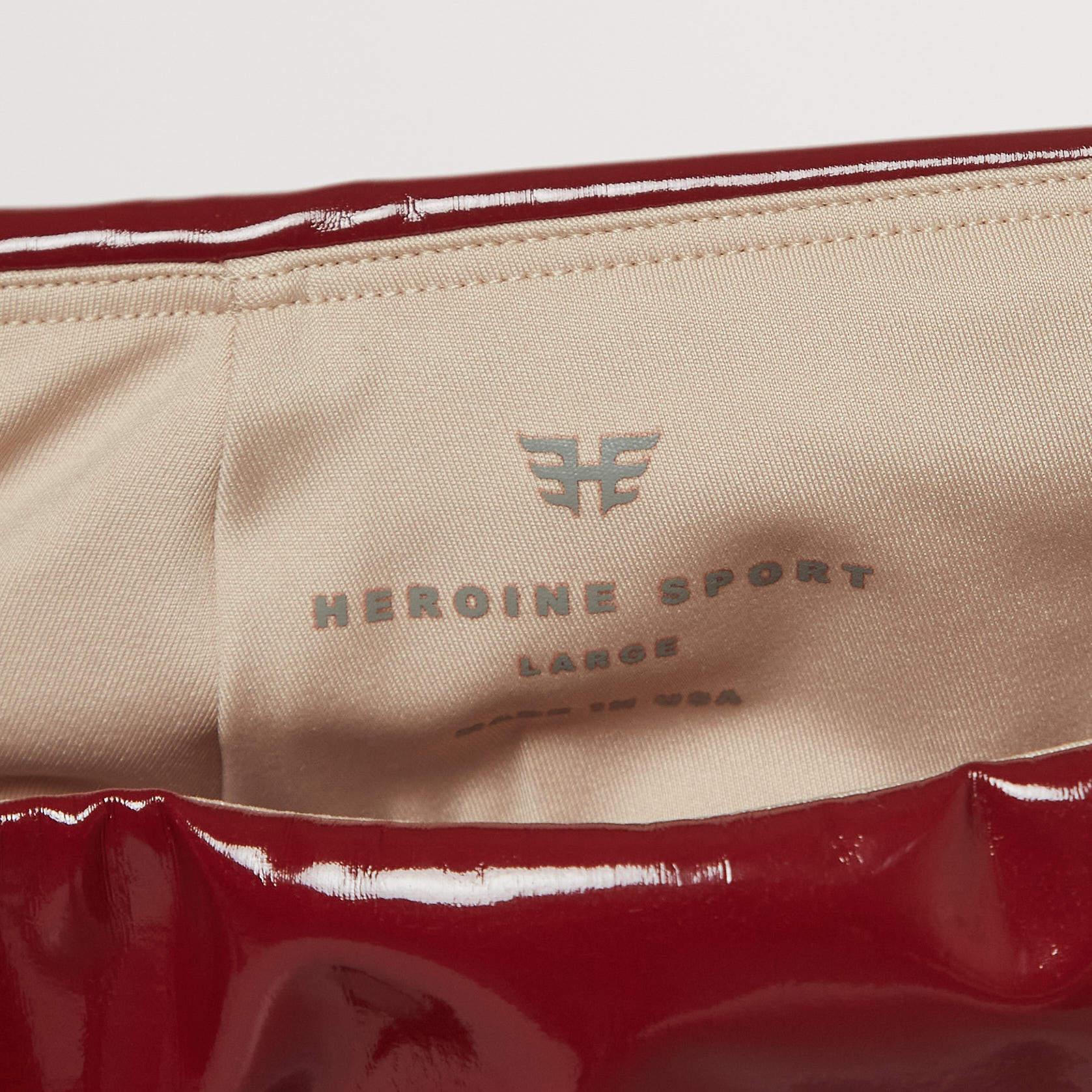 Heroine Sport Leggings L in ecopelle rossa L.L.A. In condizioni Nuovo in vendita a Dubai, Al Qouz 2