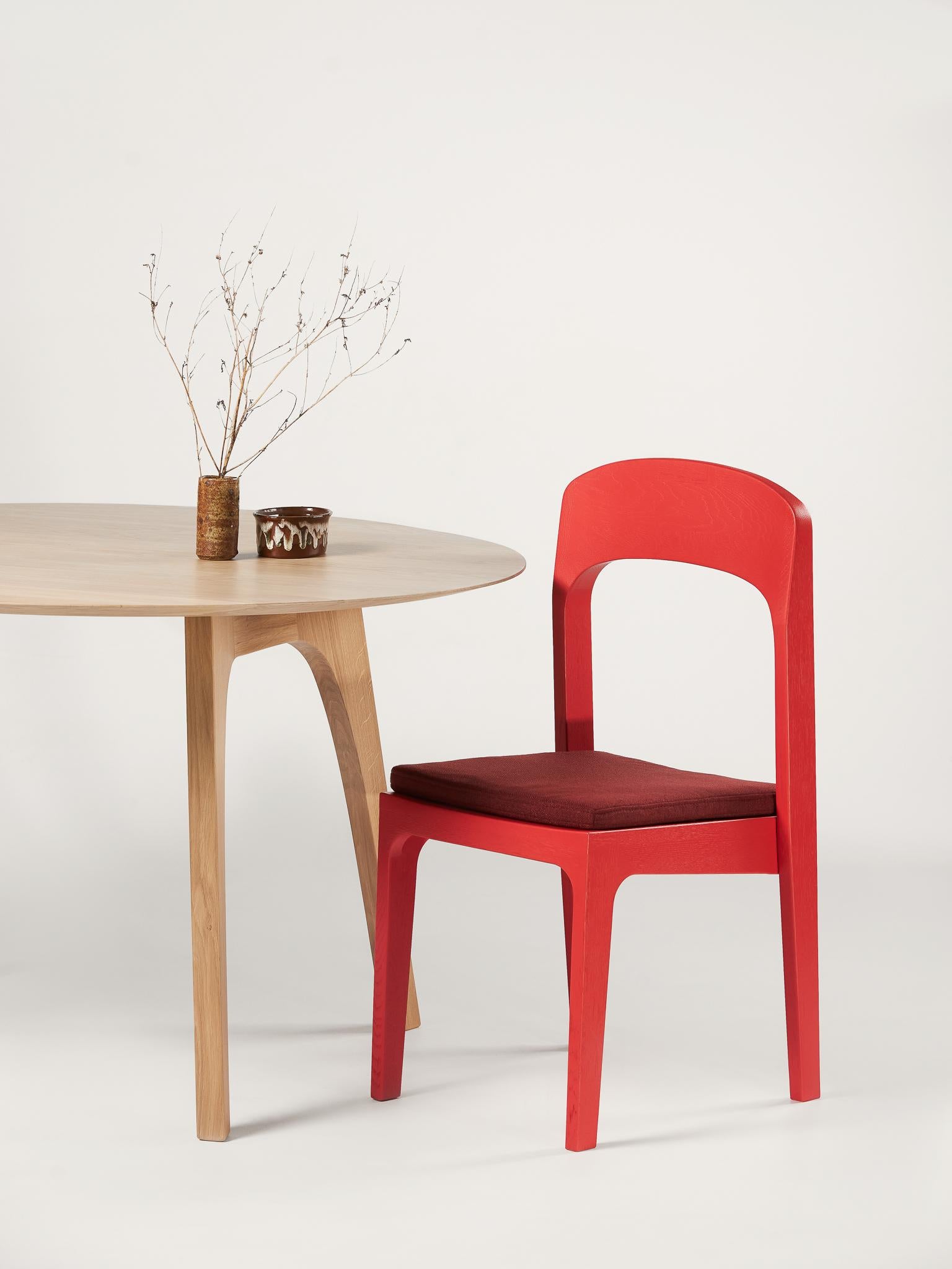 Contemporary heron Chair by Arbore x Lukas Heintschel Design For Sale