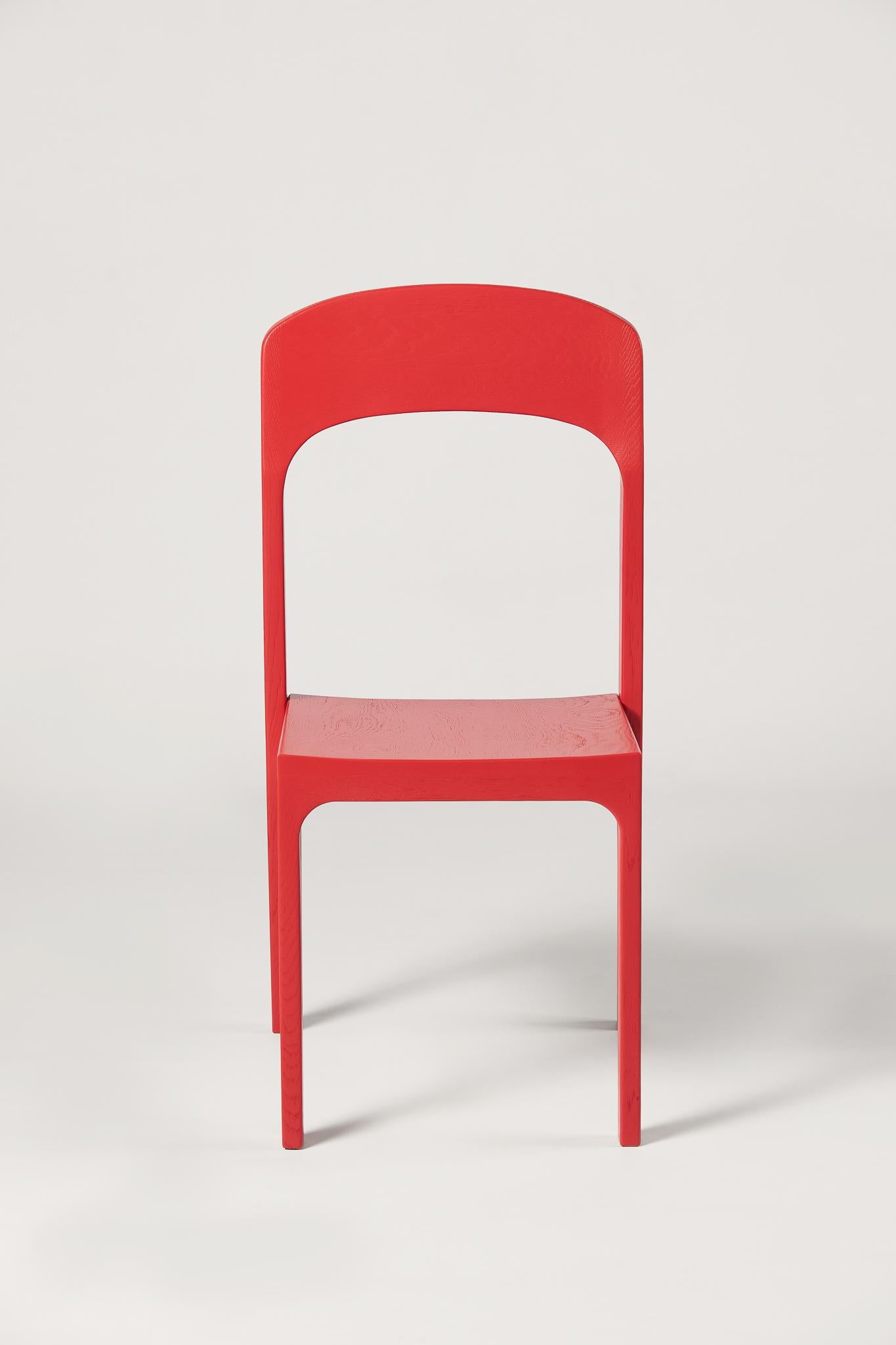 Oak heron Chair by Arbore x Lukas Heintschel Design For Sale