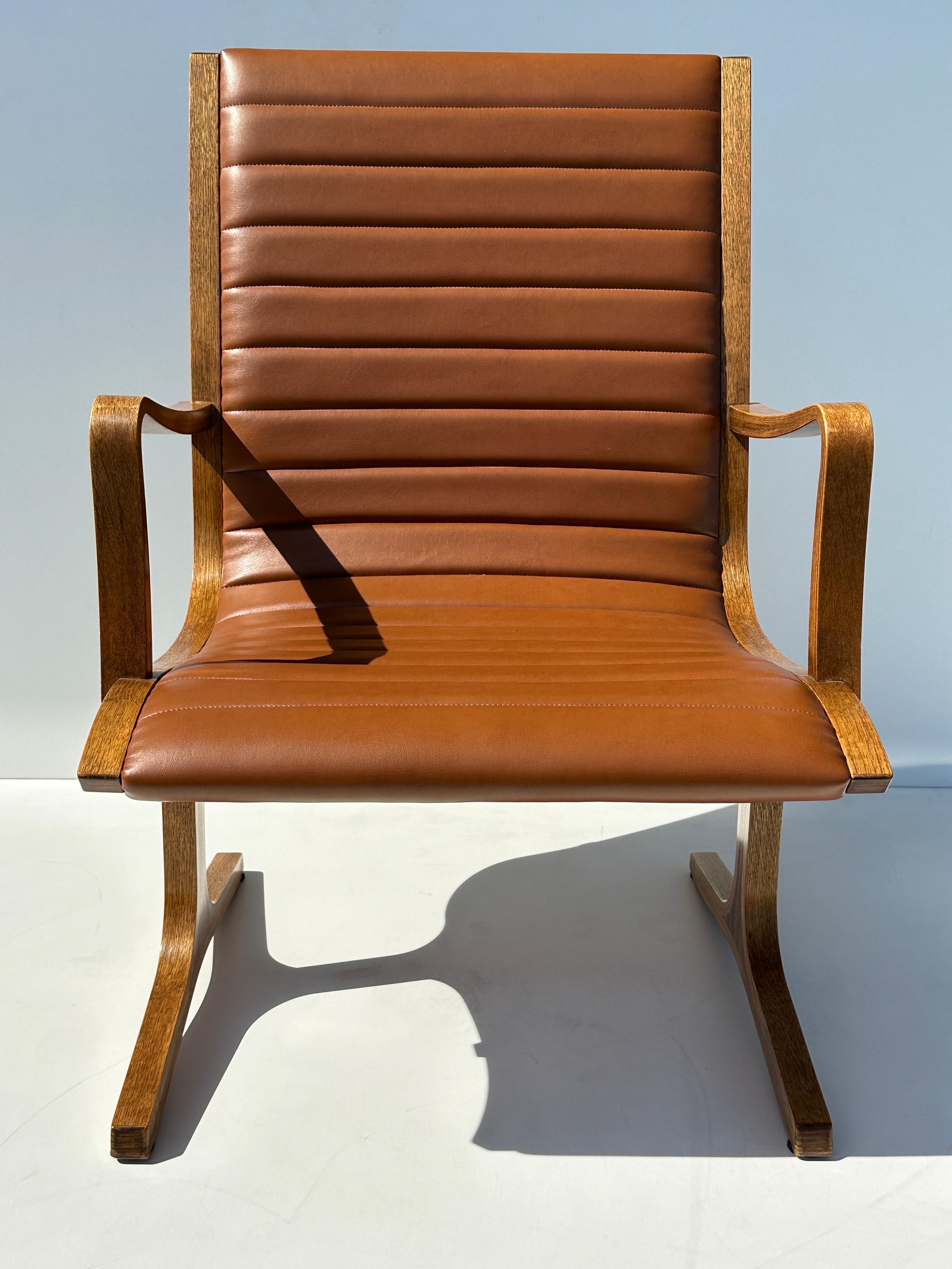 Oak “Heron” Chair by Mitsumasa Sugasawa For Sale