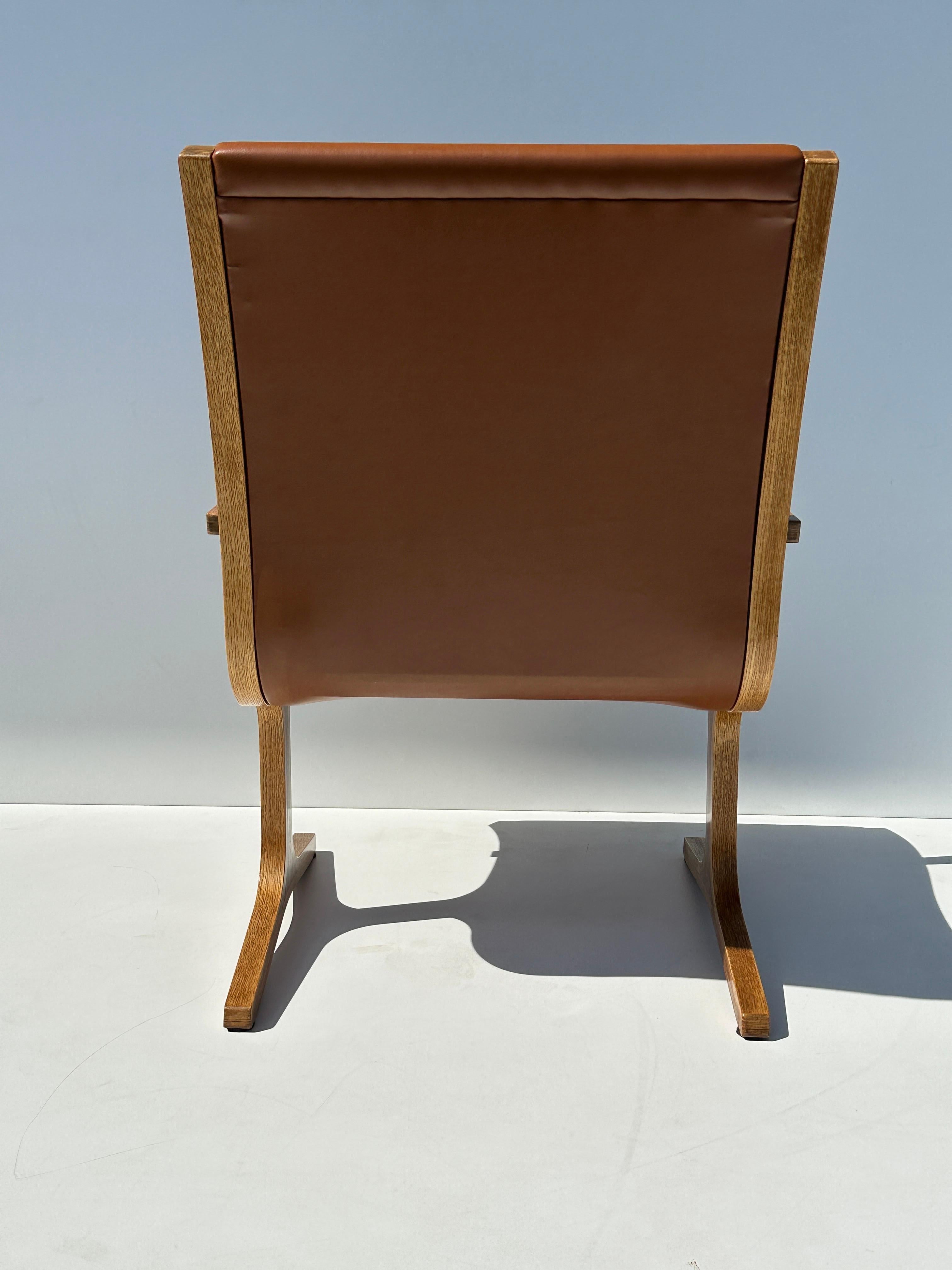 Laminated “Heron” Chair by Mitsumasa Sugasawa For Sale