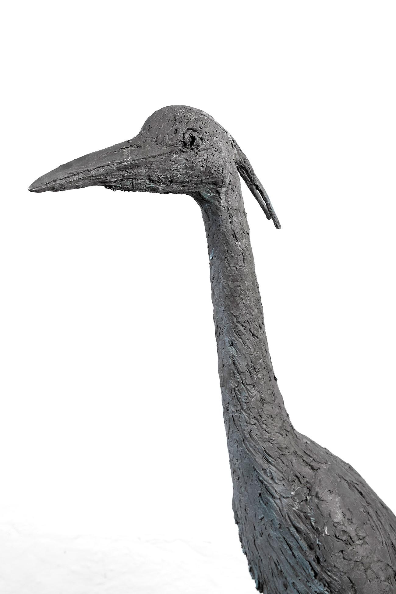 Resin Heron ii, Sculptor by Marion Smith, 20th Century For Sale