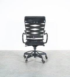 Heron Parigi Canasta Silla de oficina con respaldo alto 1989, Italia