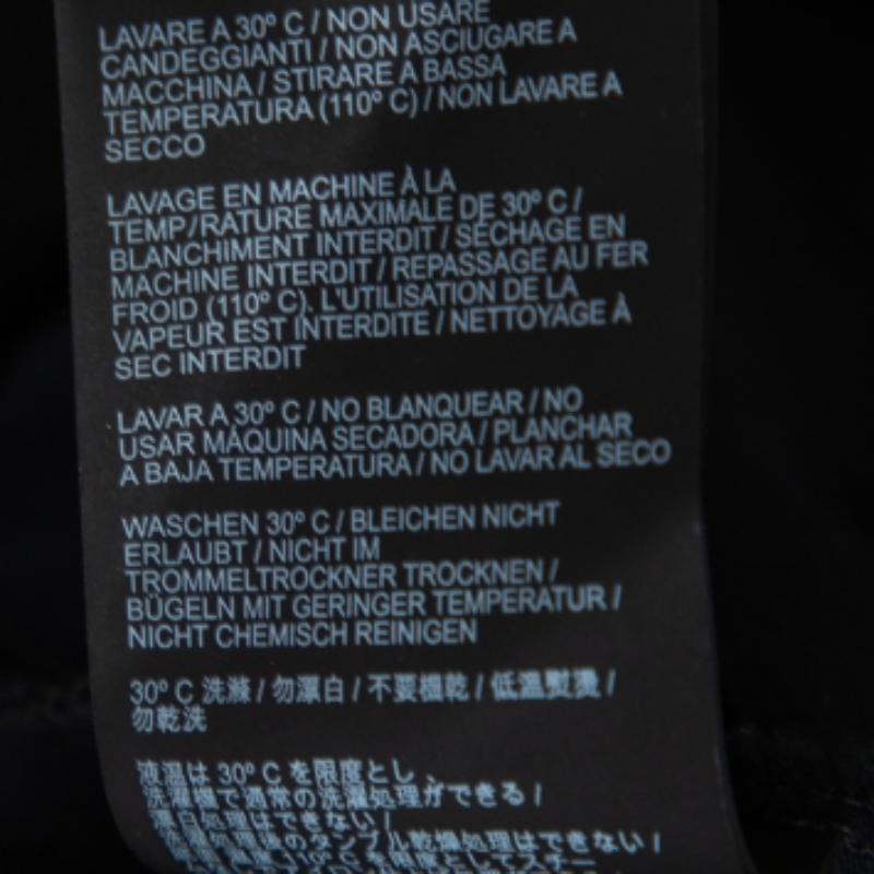 Heron Preston Black Cotton NASA Facts Logo Print Short Sleeve T-Shirt S 3