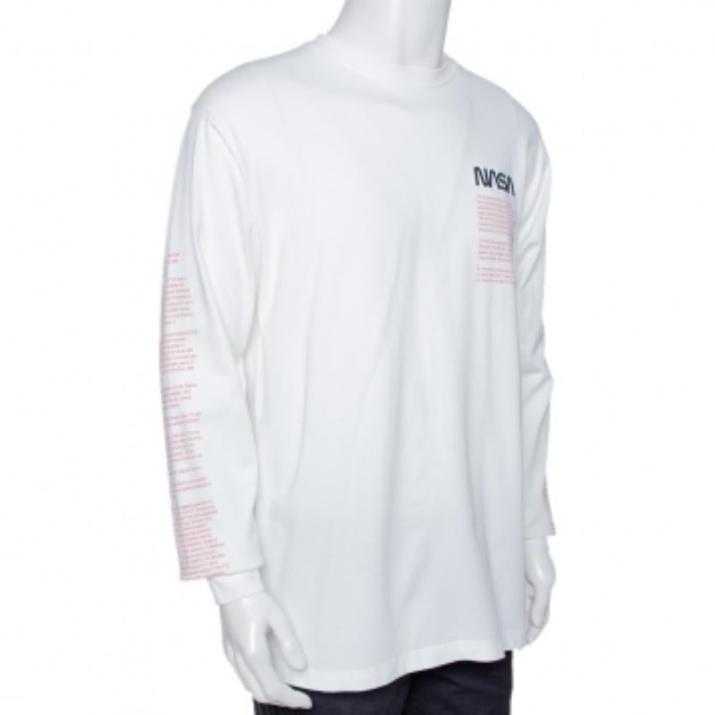 Ben fatto e confortevole, questo maglione di Will Heron Preston darà un tocco di classe al tuo stile casual. Con una vestibilità ampia, è realizzata con tessuti di qualità e presenta maniche lunghe e una stampa della NASA sul davanti. Bilancia