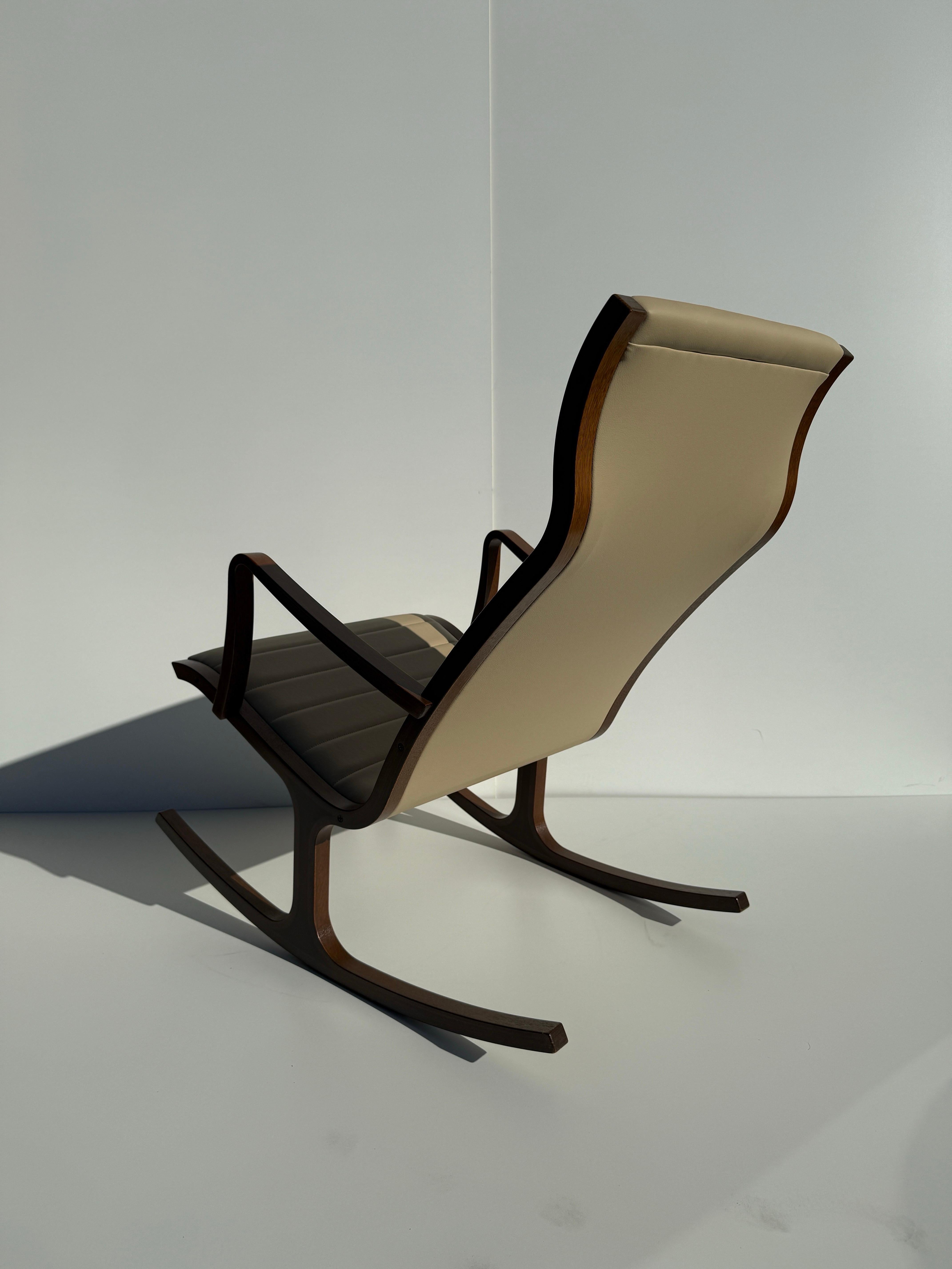 Heron Rocking Chair by Tendo Mokko For Sale 2