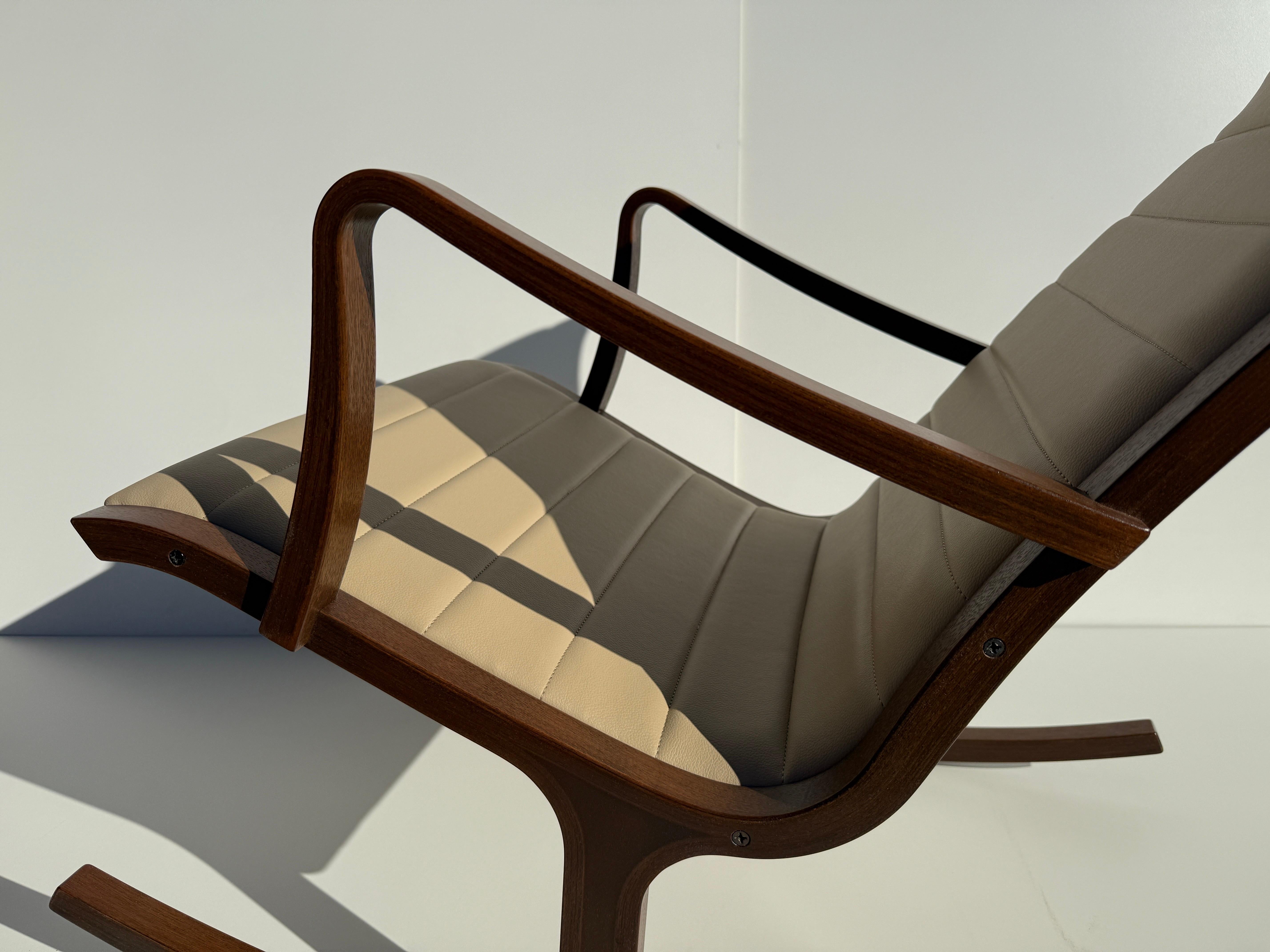 Heron Rocking Chair by Tendo Mokko For Sale 7