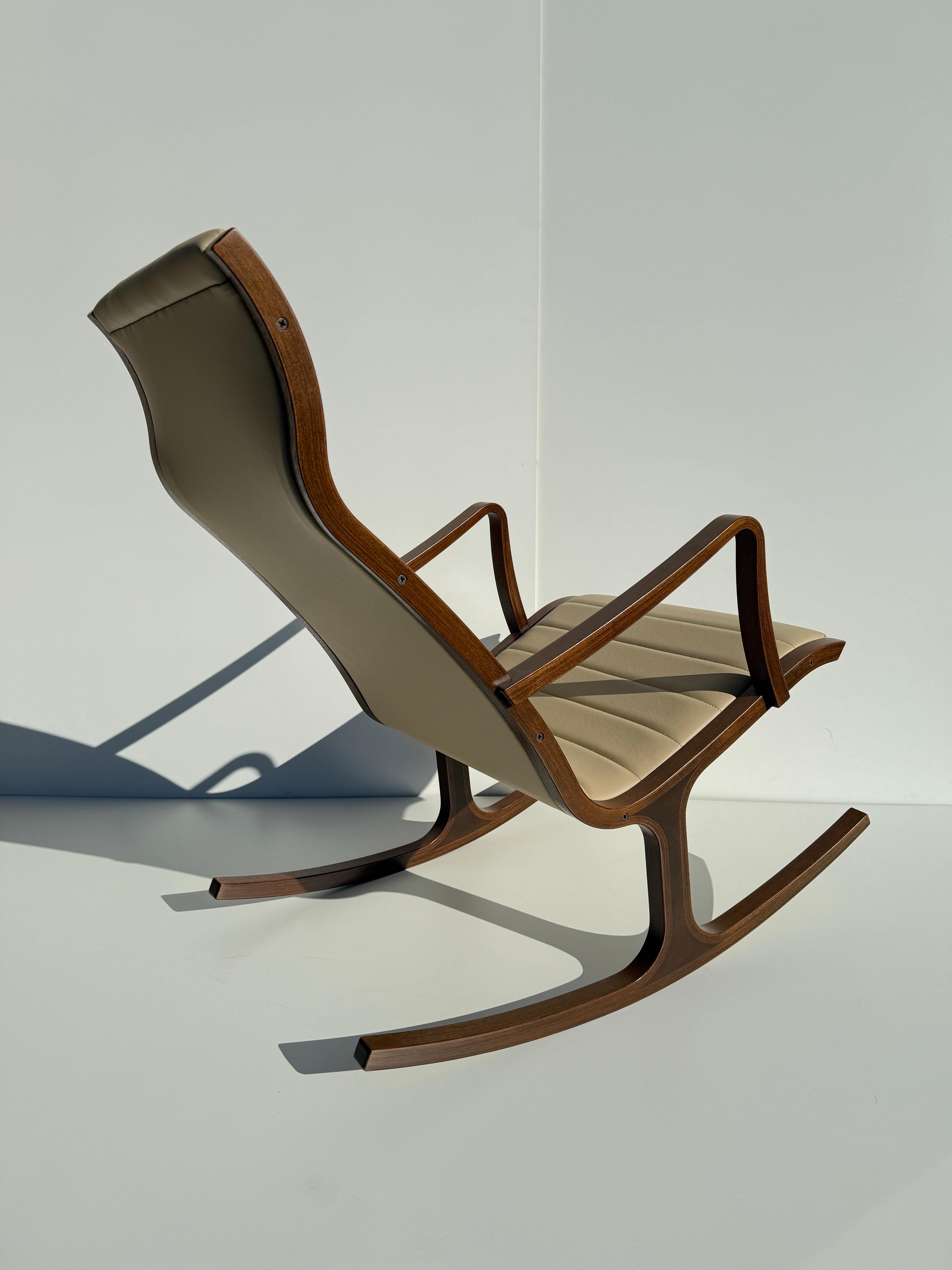 Heron Rocking Chair by Tendo Mokko For Sale 1