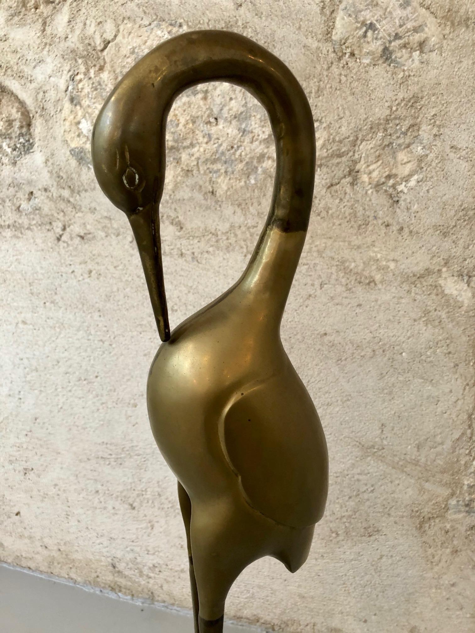 Heron Sculpture In Good Condition For Sale In Paris, FR