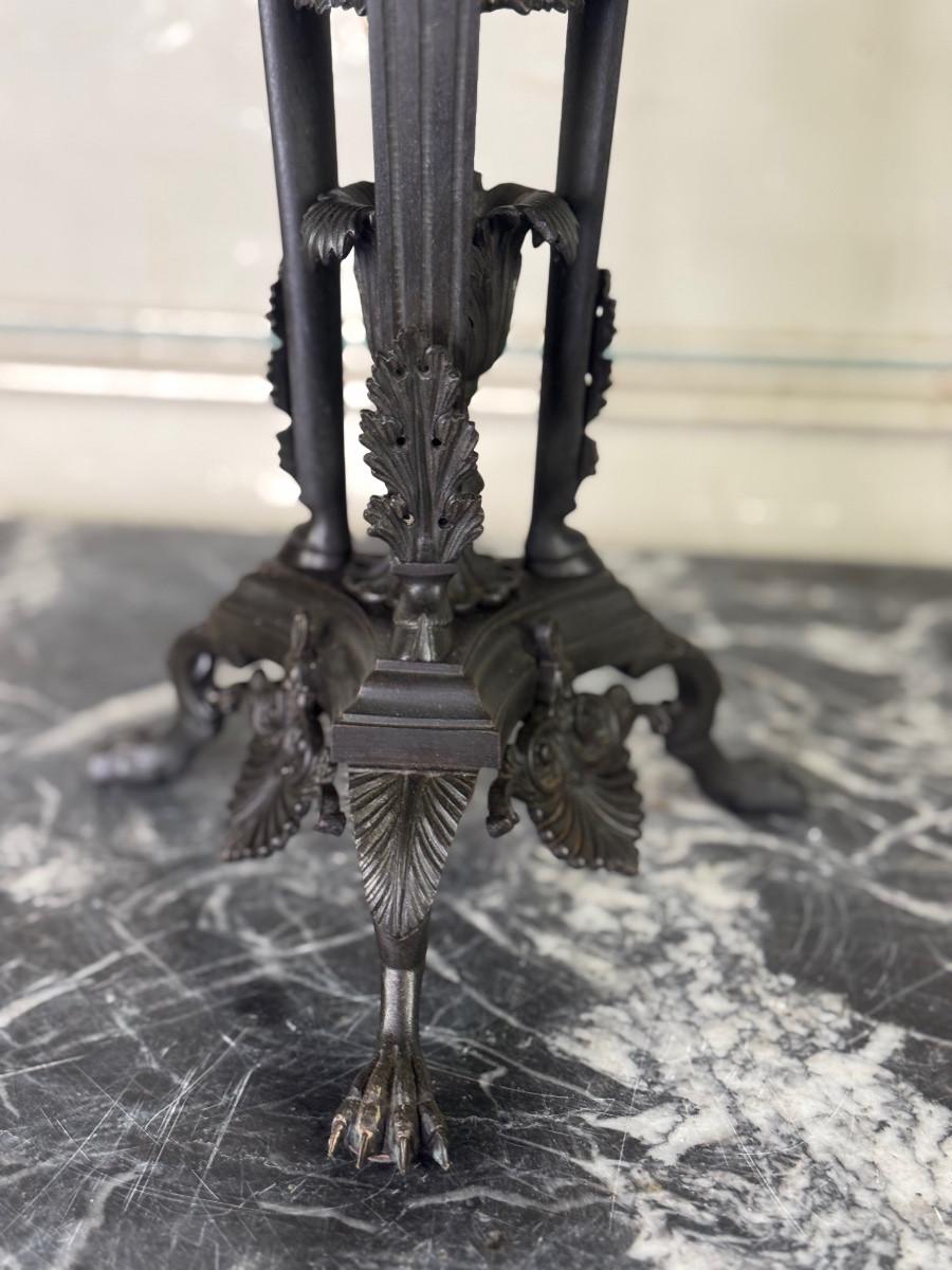 Porta-lampada a treppiede Heron, Oggetto Grand Tour, Bronzo, Italia XIX secolo in vendita 6