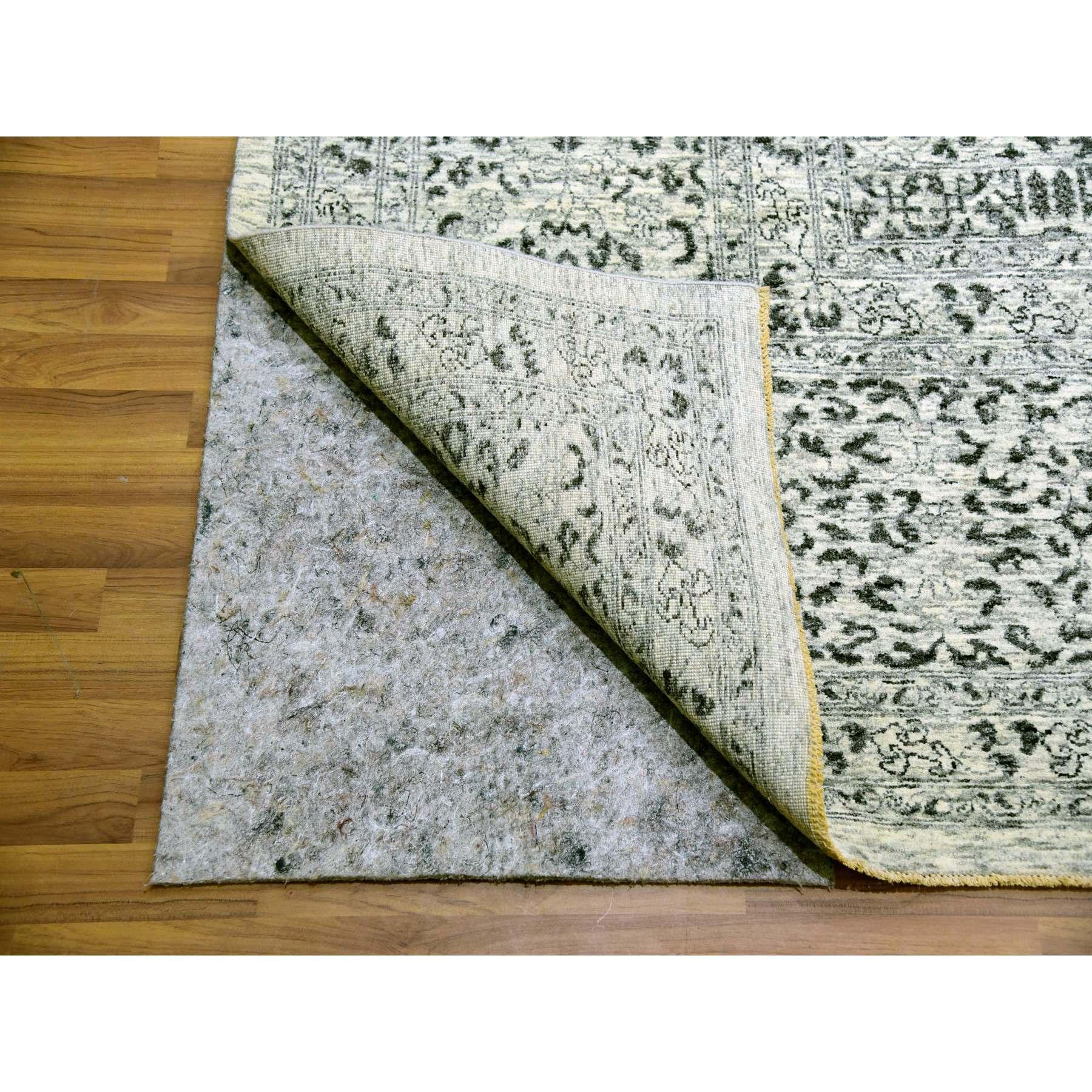 Heron White Mamluke Dynasty Hand geknüpft Wolle überdimensioniert orientalischen Teppich 12'1 