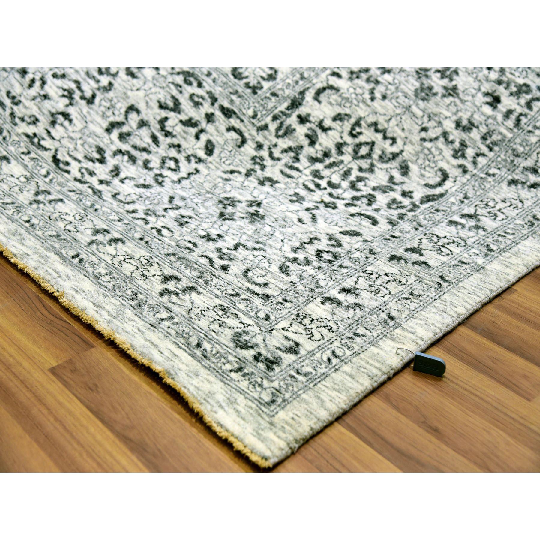 Heron White Mamluke Dynasty Hand geknüpft Wolle überdimensioniert orientalischen Teppich 12'1 