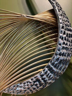 Herons Wall Scuplture in Brass by Curtis Jere