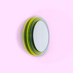 Sonnenuntergang 224b, Wandspiegel mit Plexiglas, Design-Skulptur von Andreas Berlin