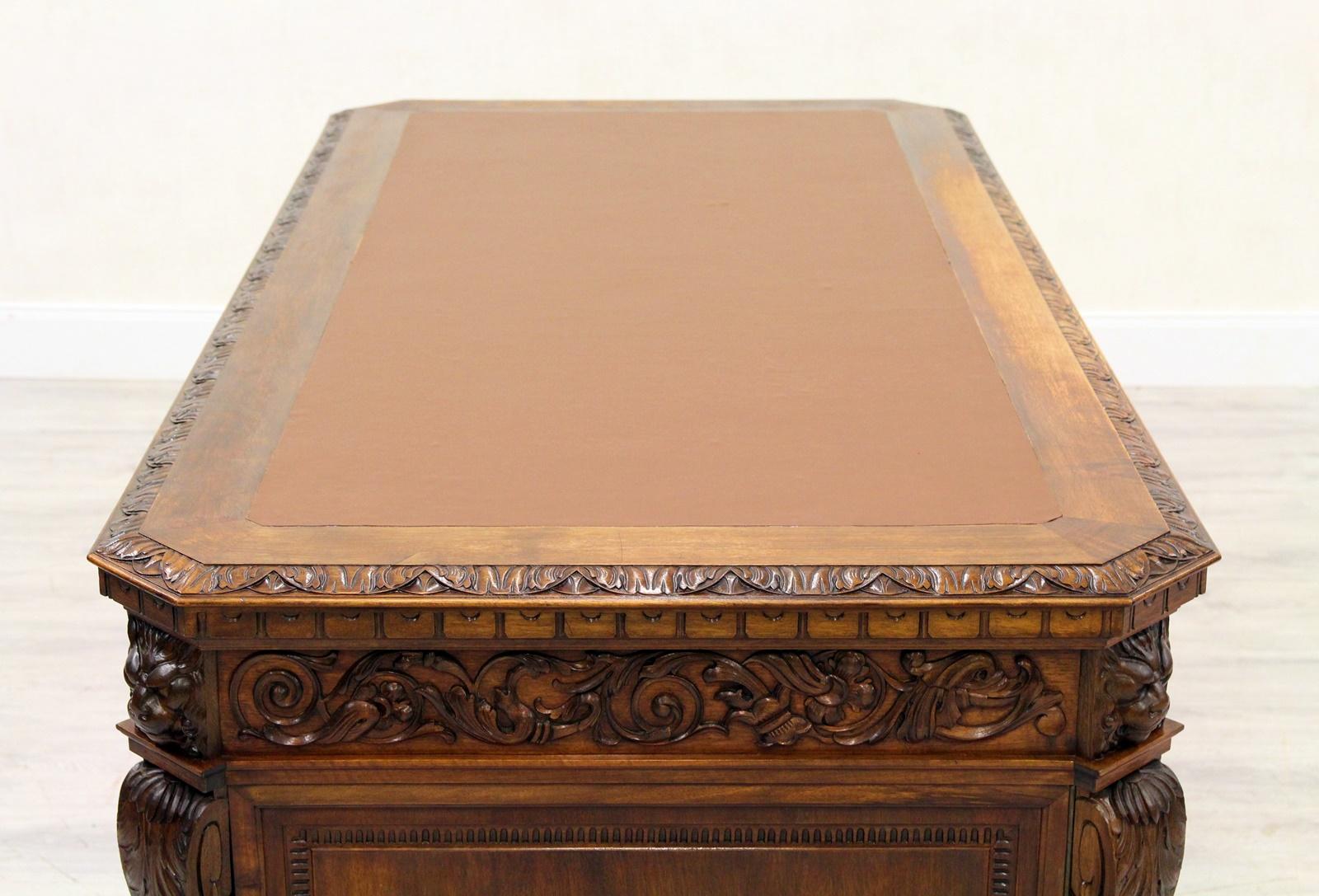 Herrenzimmer Cabinet Bookcase Antique Desk Office Furniture For Sale 14