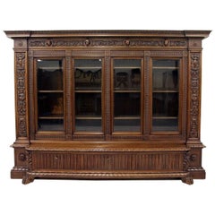 Herrenzimmer Cupboard Bookcase Antique Table Display Case Löwentatz