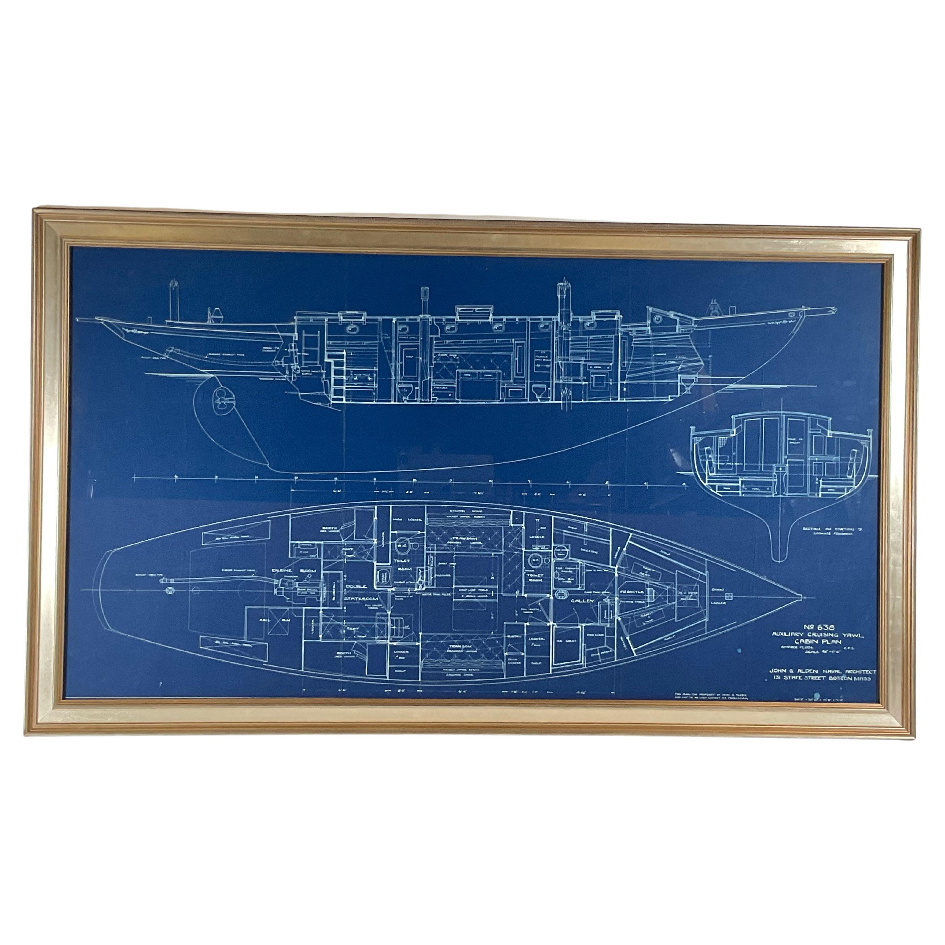 Herreshoff Yacht Evening Star Blueprint