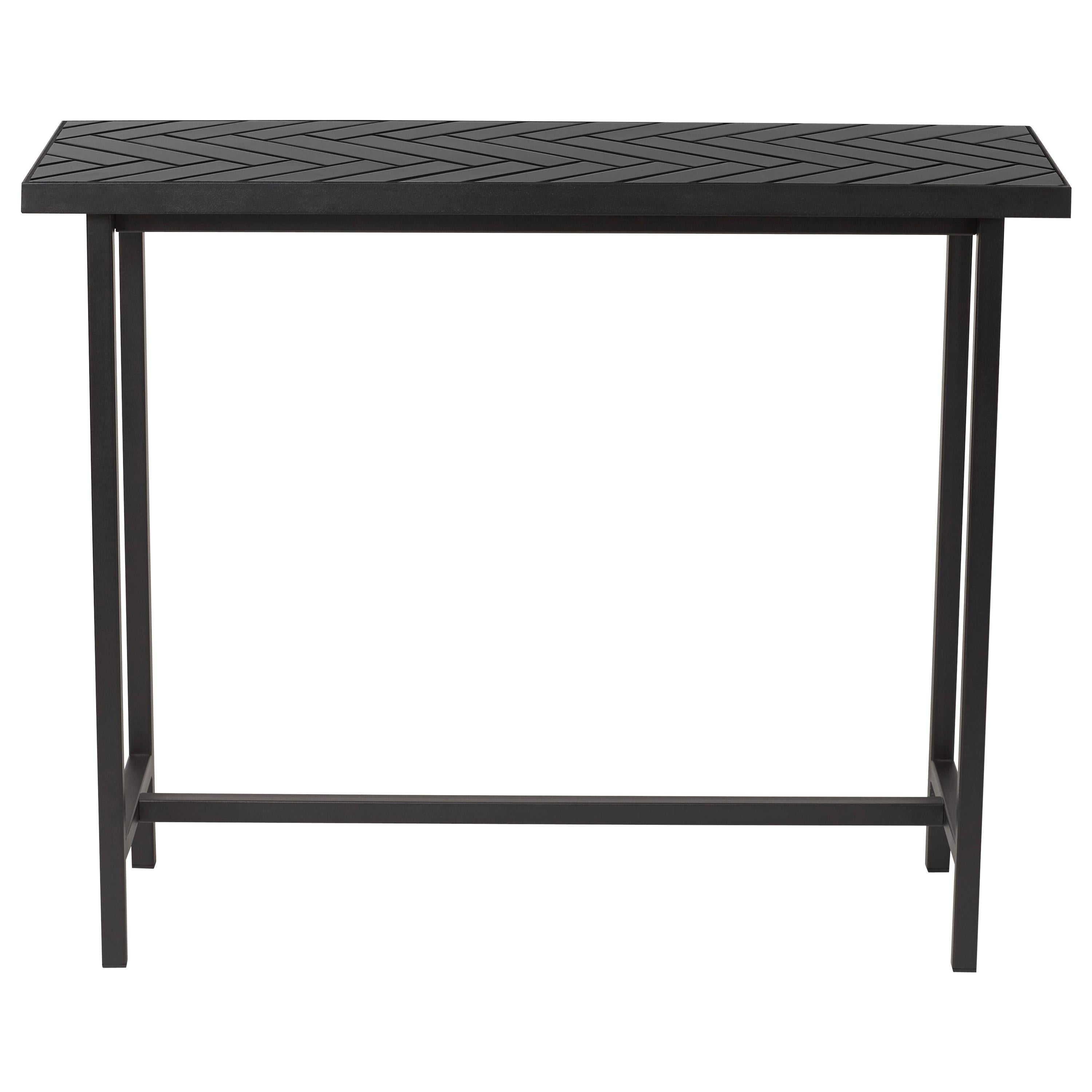 For Sale: Black (Soft black) Herringbone Console Table, by Charlotte Høncke from Warm Nordic