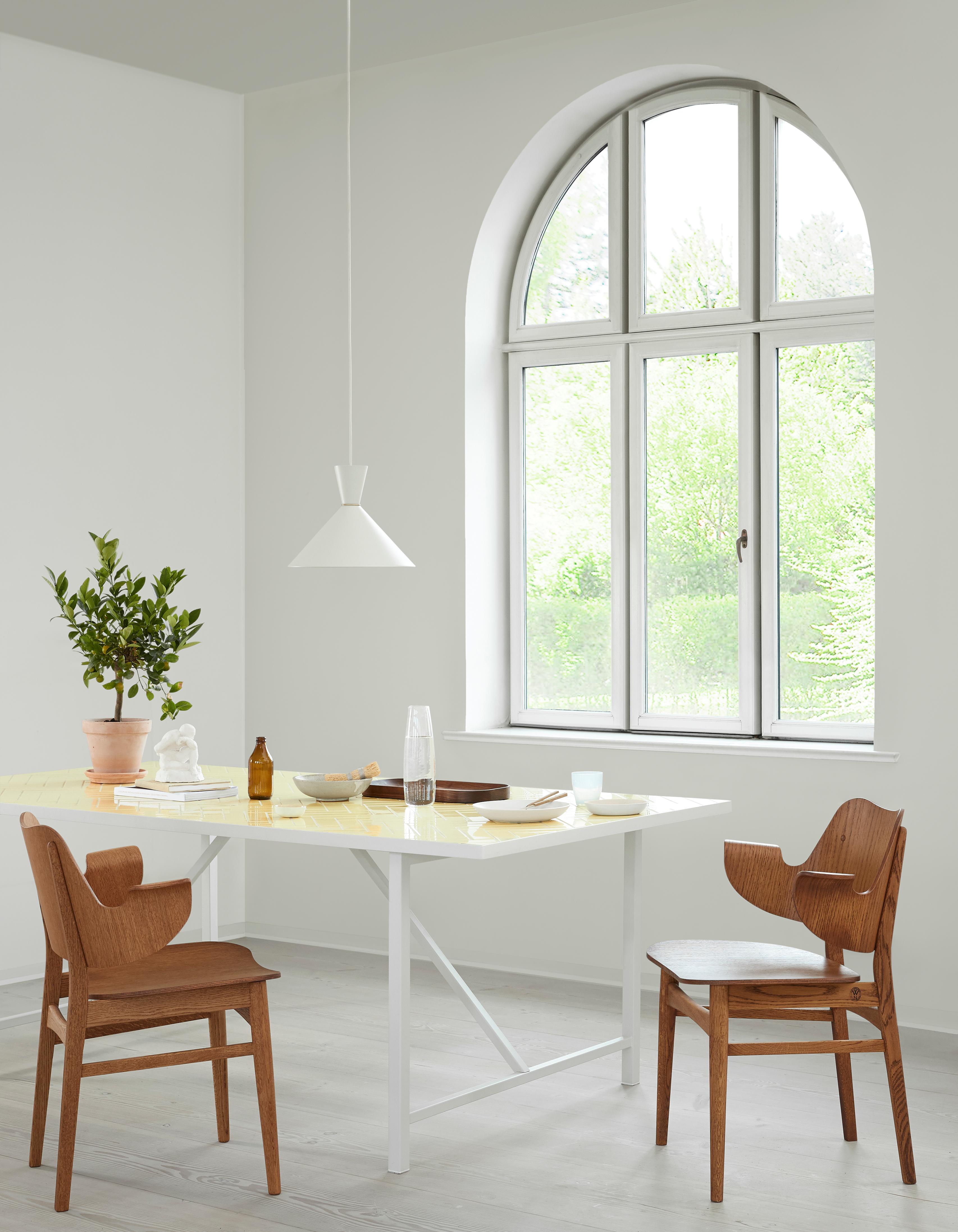Contemporary Herringbone Dining Table, by Charlotte Høncke from Warm Nordic For Sale