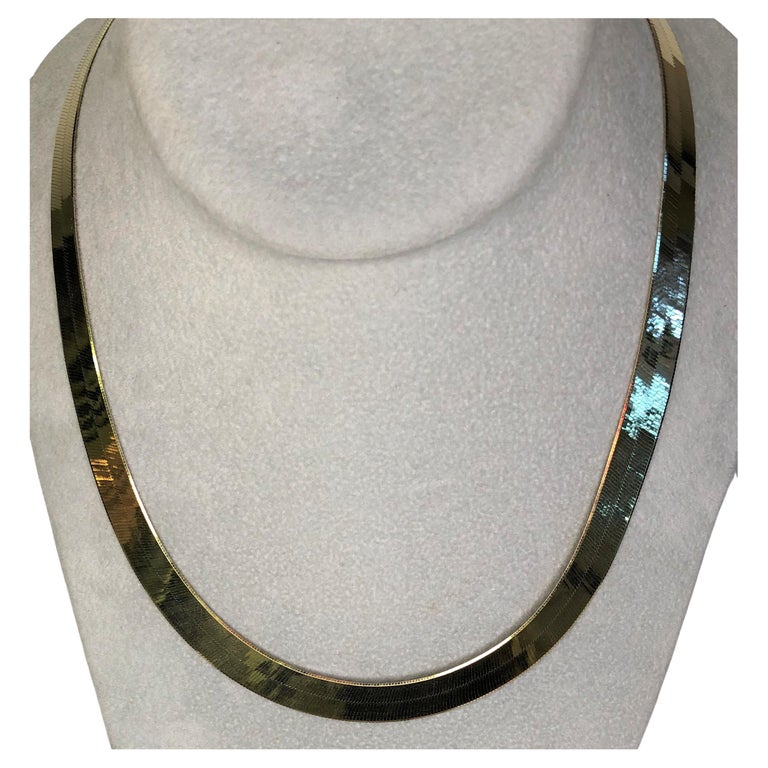 Herringbone Necklace at 1stDibs