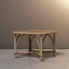 Herringbone Rattan Low Table