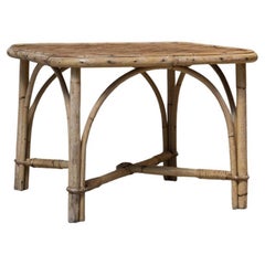 Herringbone Rattan Low Table