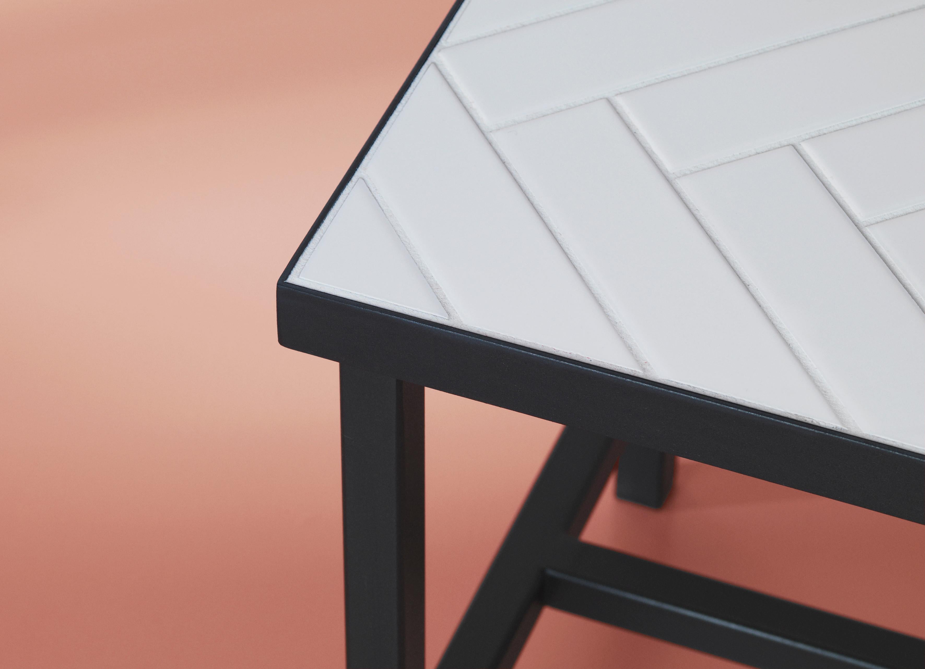 Herringbone Side Table, by Charlotte Høncke from Warm Nordic For Sale 1