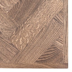 Herringbone Wood Coffee Table, Oak, Chocolate